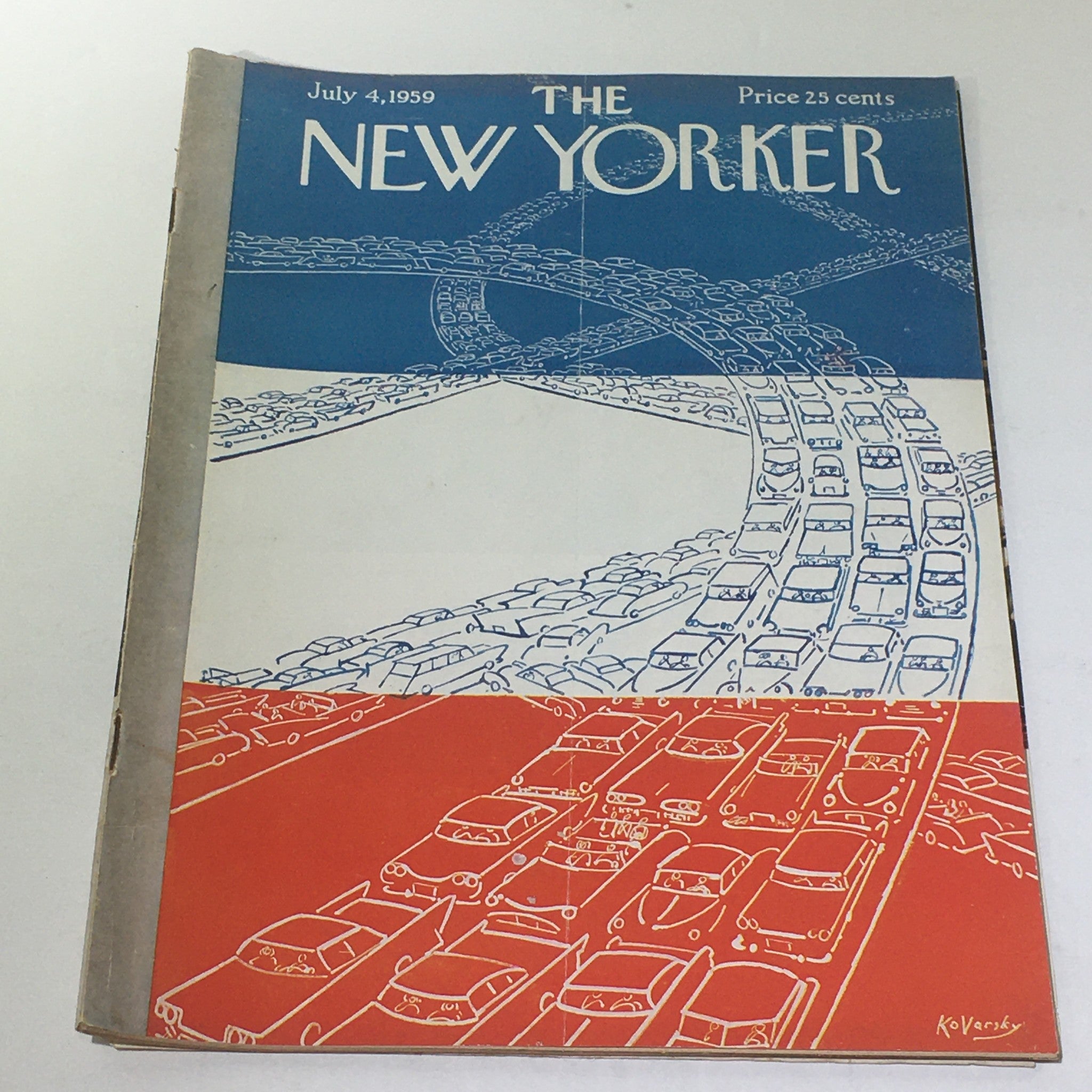 The New Yorker: July 4 1959 Full Magazine/Theme Cover Anatol Kovarsky