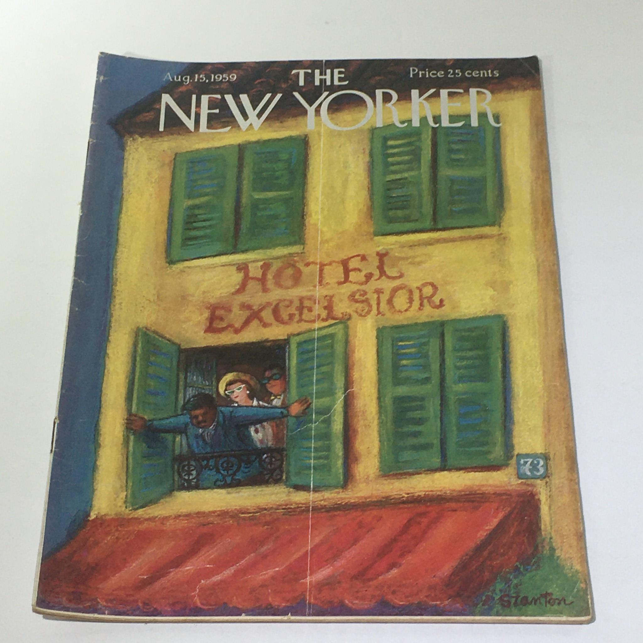 The New Yorker: August 15 1959 Full Magazine/Theme Cover Beatrice Szanton