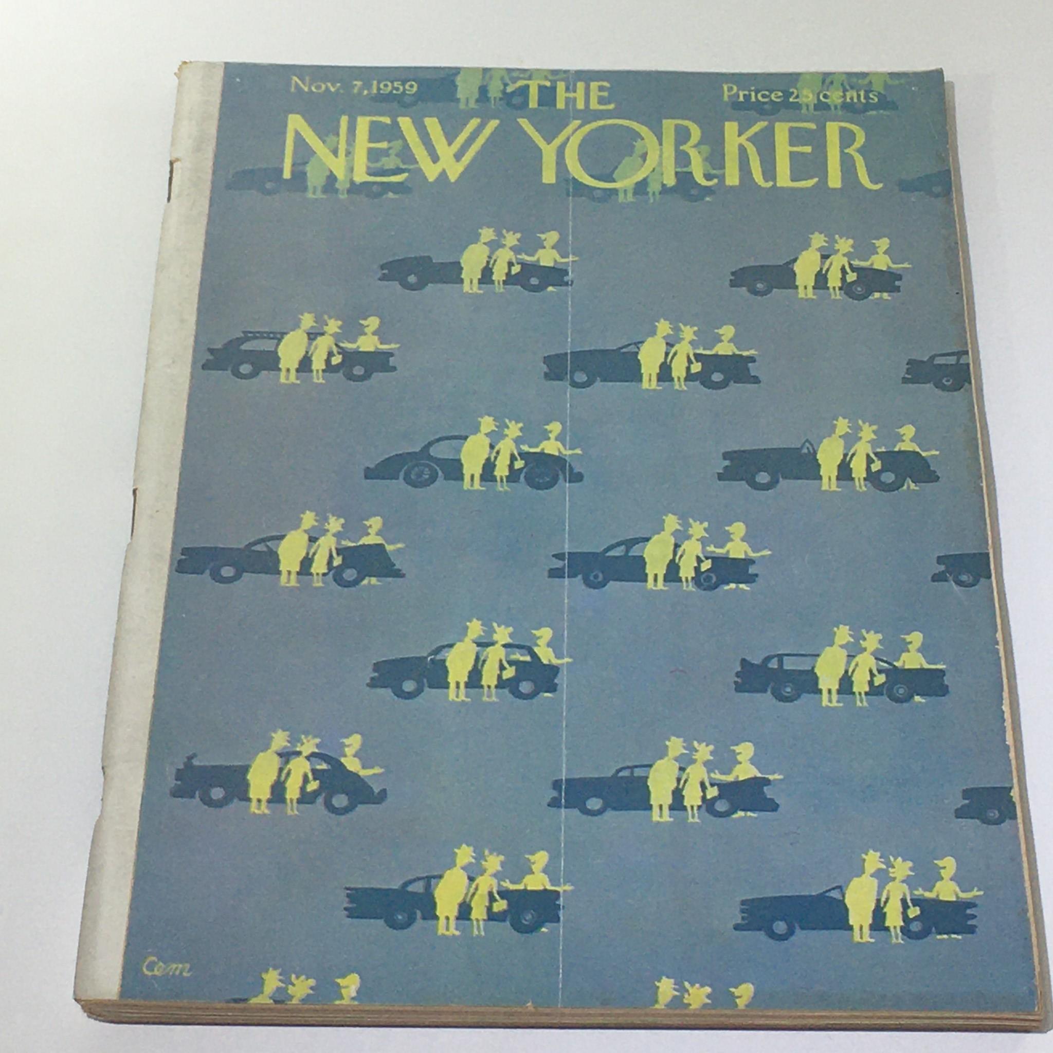 The New Yorker: November 7 1959 Full Magazine/Theme Cover Charles E. Martin