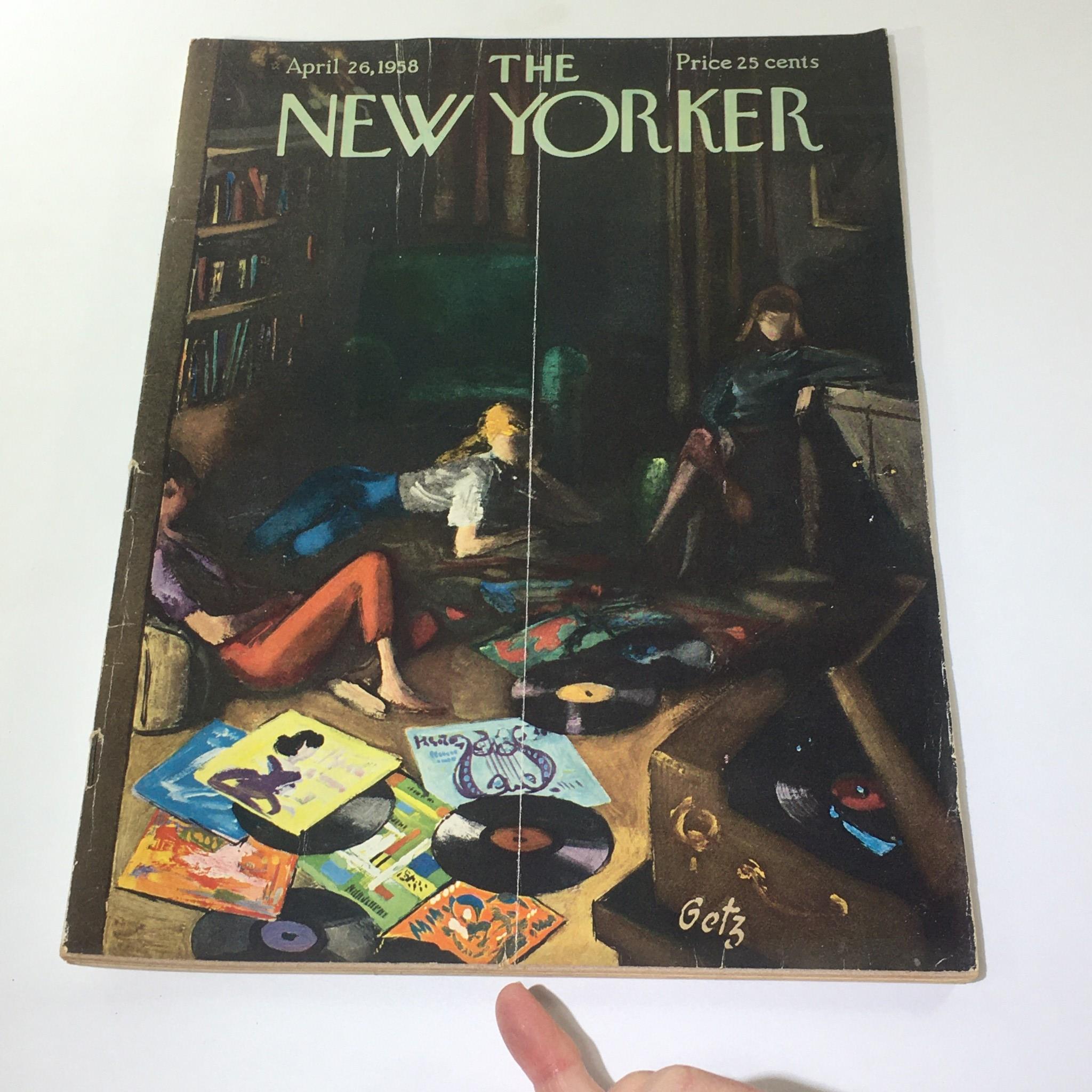 The New Yorker: April 26 1958 Full Magazine/Theme Cover Arthur Getz