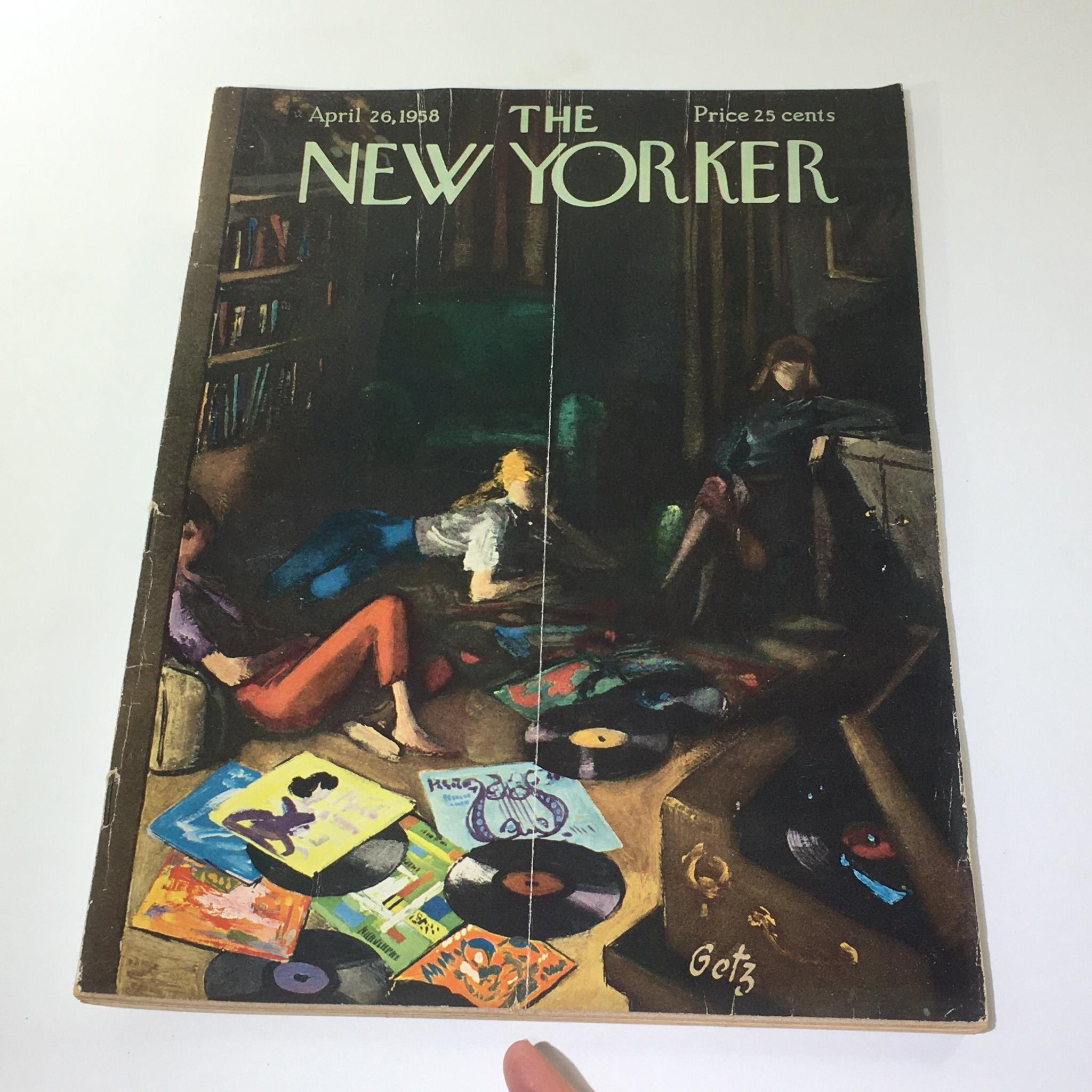 The New Yorker: April 26 1958 Full Magazine/Theme Cover Arthur Getz