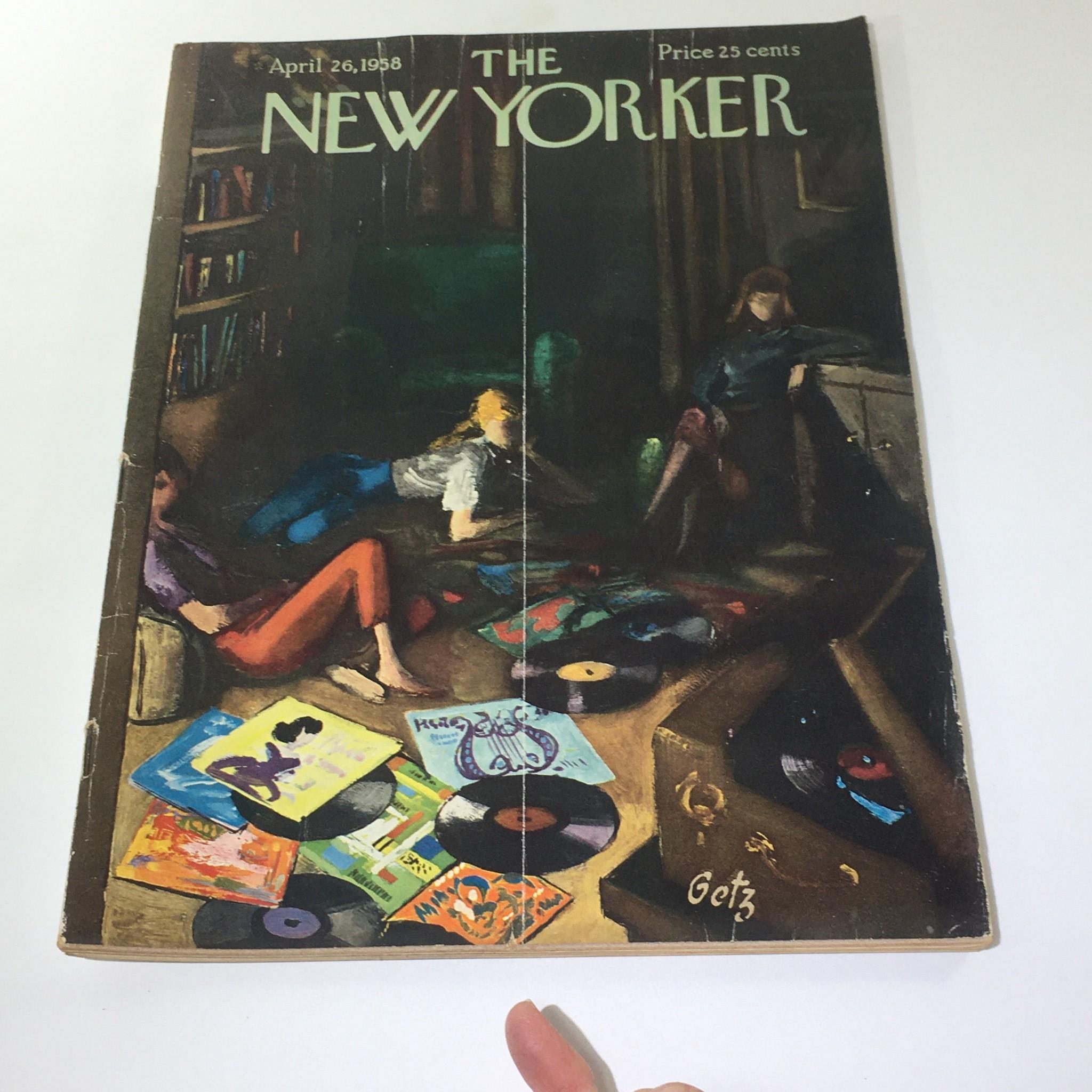 The New Yorker: April 26 1958 Full Magazine/Theme Cover Arthur Getz