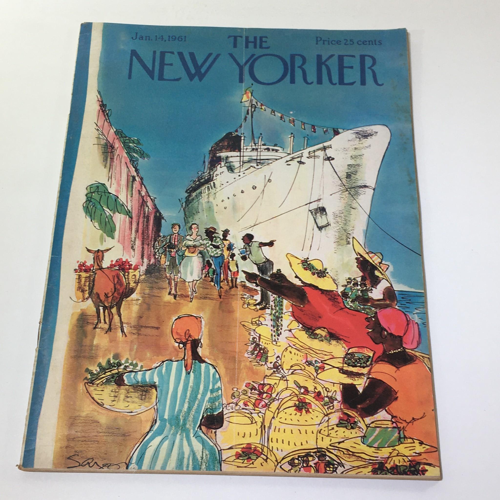 The New Yorker: January 14 1961 Full Magazine/Theme Cover Charles Saxon