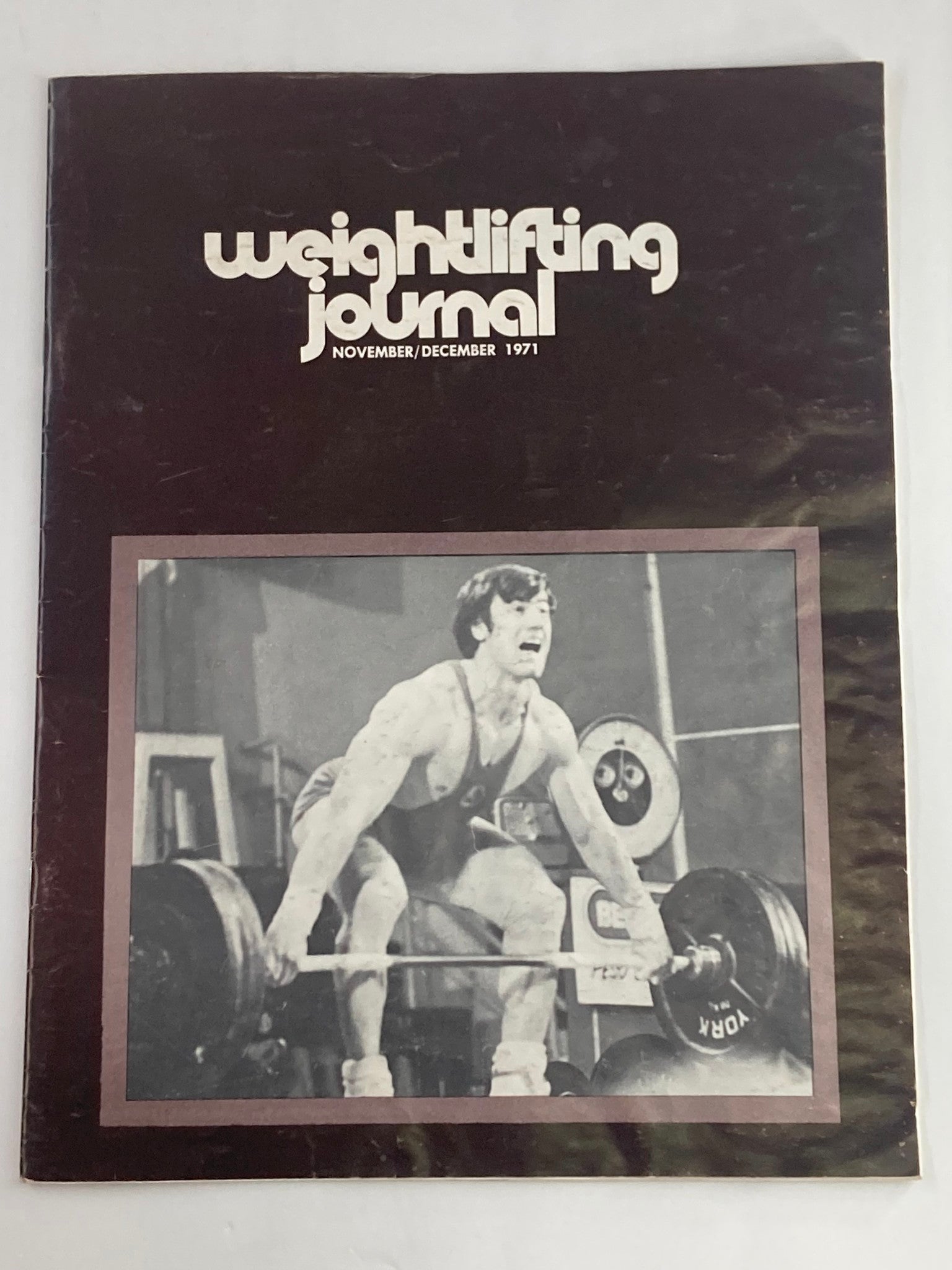 VTG Weightlifting Journal November 1971 Vol 1 #4 Powerlifting Pictorial No Label