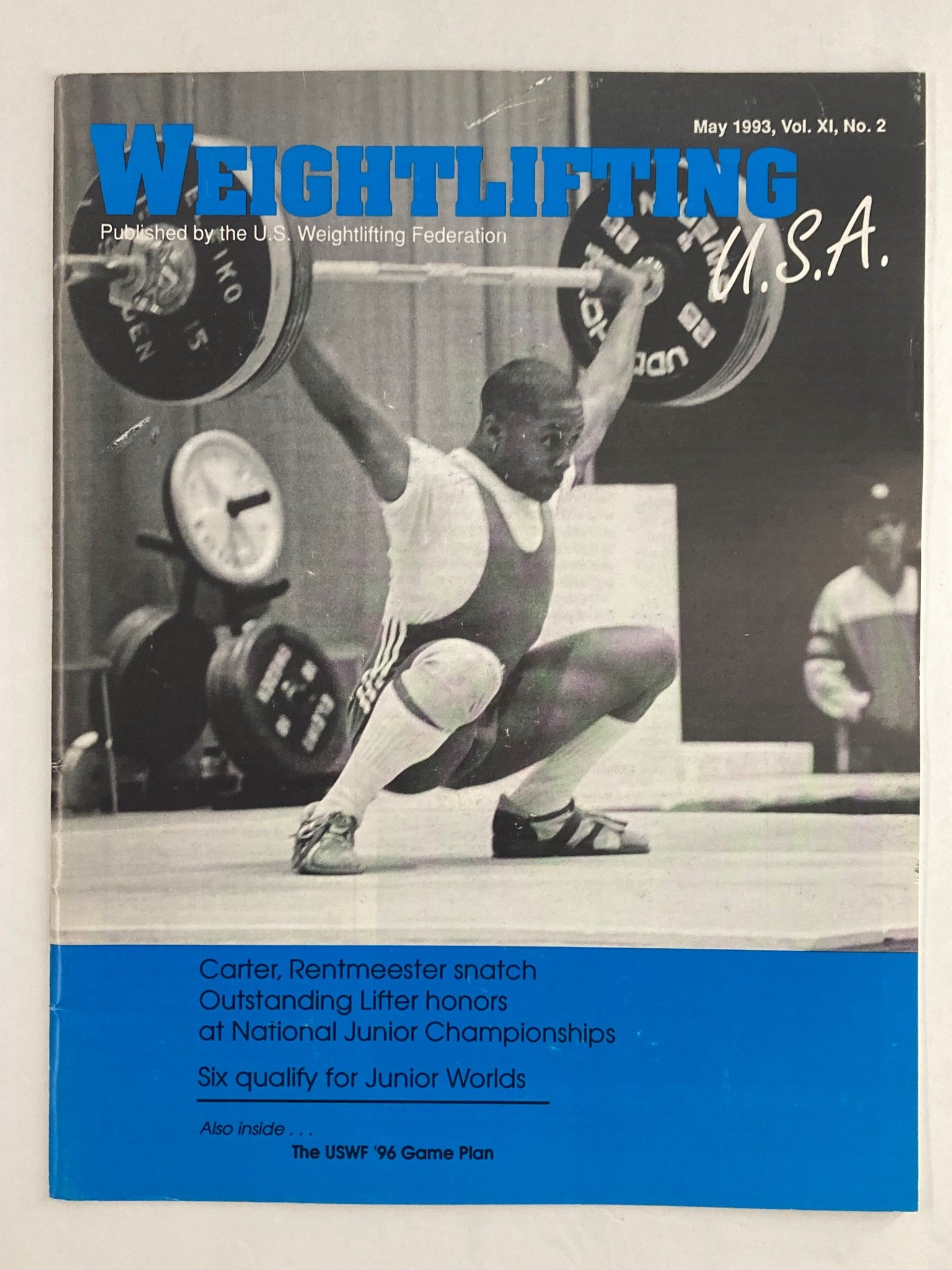 Weightlifting USA Magazine Vol 11 #2 May 1993 James Carter Junior Championship