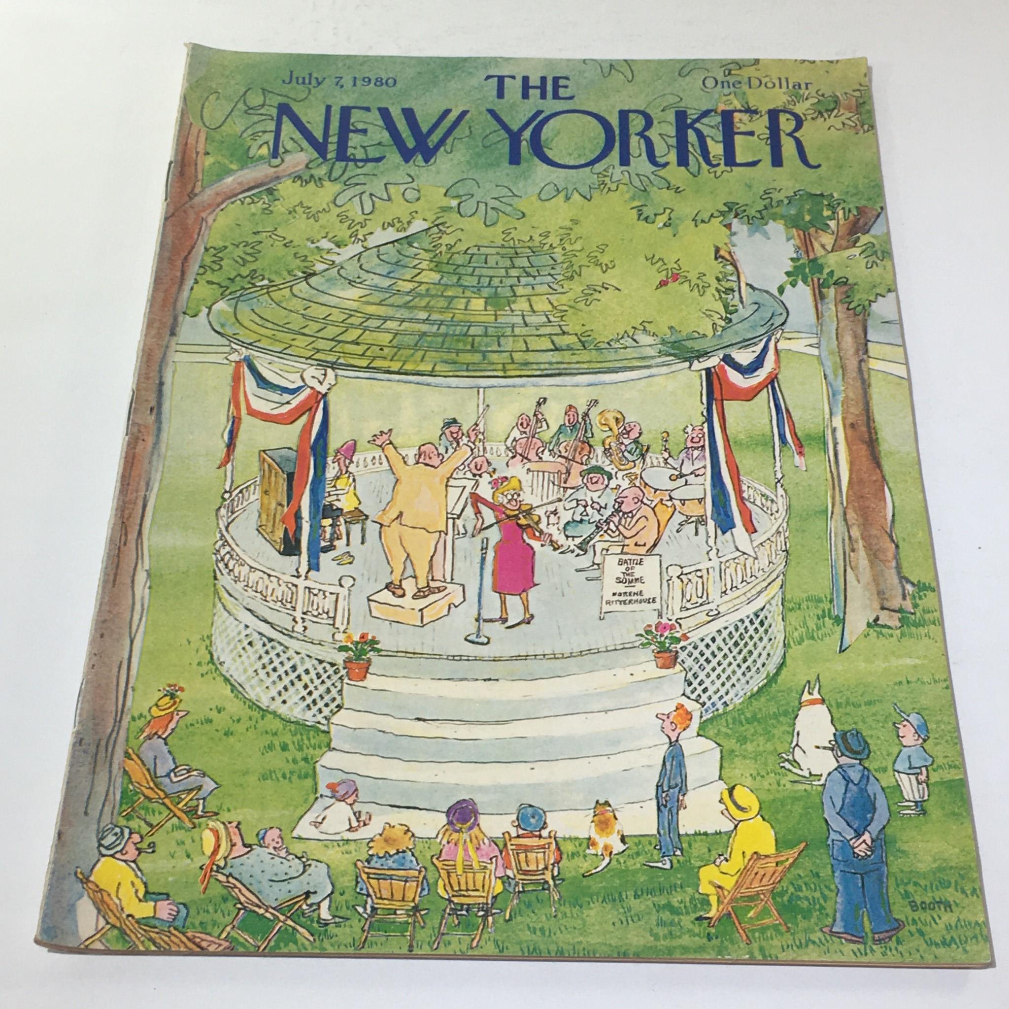 The New Yorker: July 7 1980 Full Magazine/Theme Cover George Booth