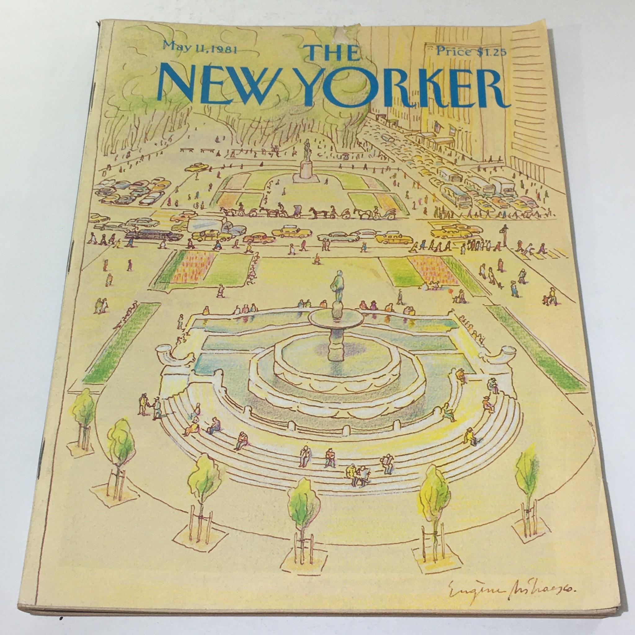 The New Yorker: May 11 1981 Full Magazine/Theme Cover Eugene Mihaesco