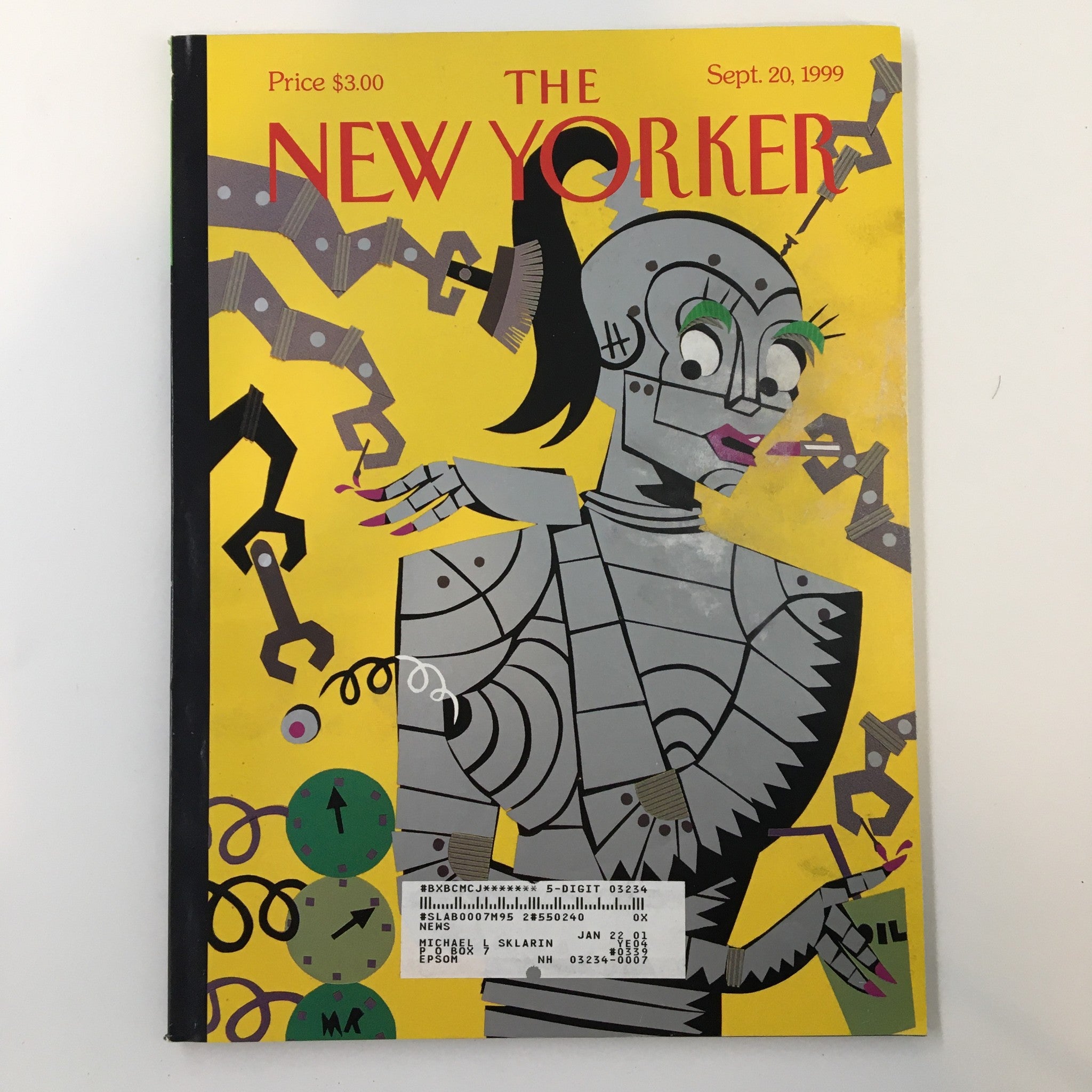 The New Yorker Full Magazine September 20 1999 Steeling Beauty Michael Roberts