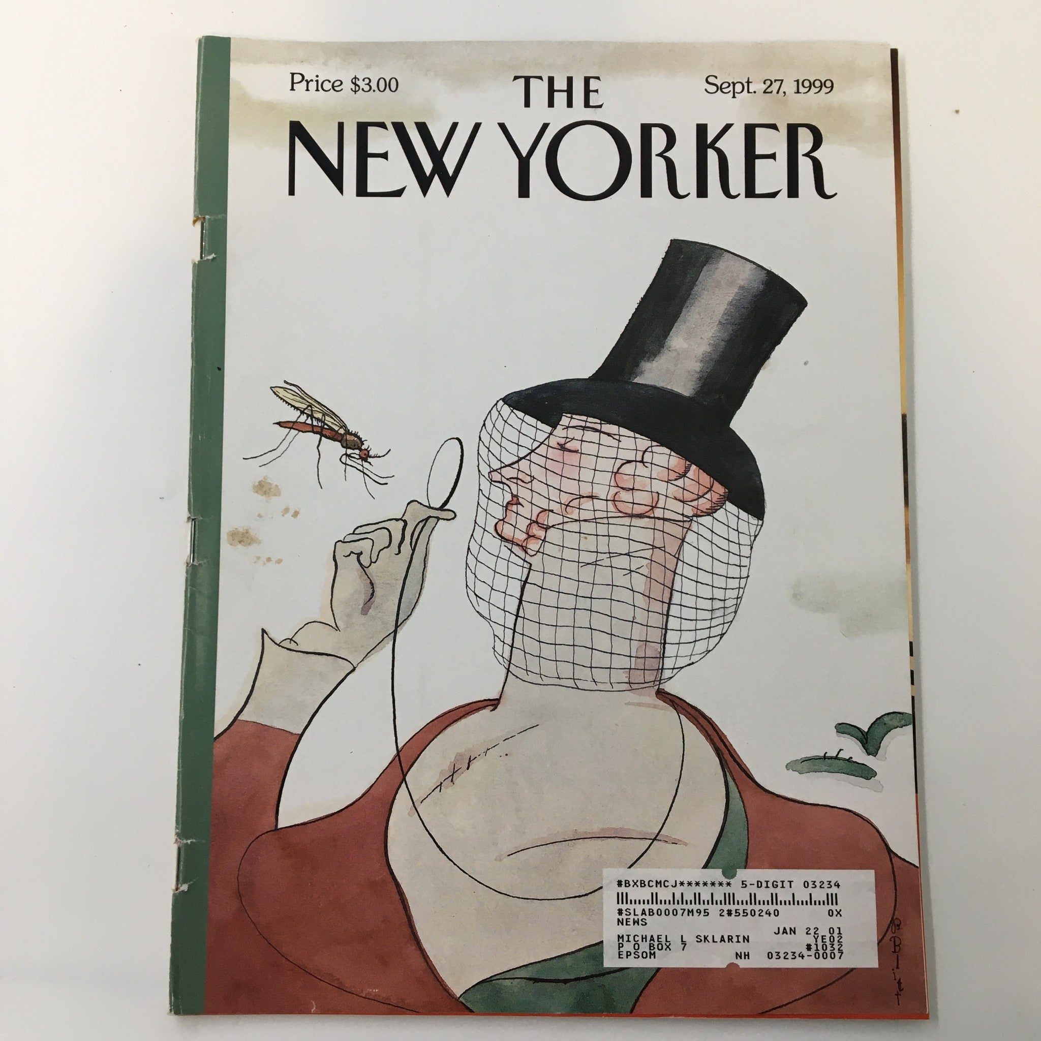 The New Yorker Full Magazine September 27 1999 Buzz City by Barry Blitt