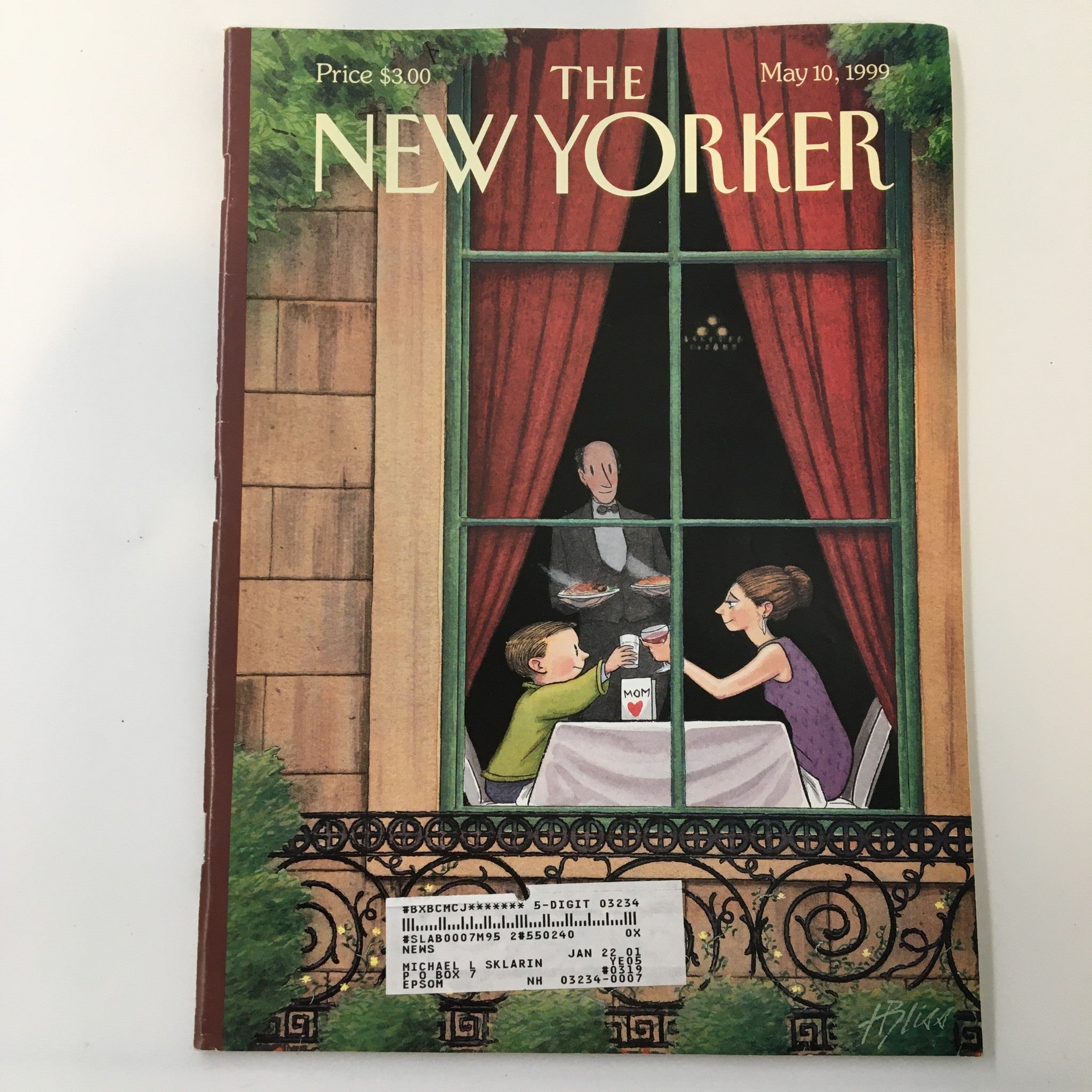 The New Yorker Full Magazine May 10 1999 Here's To You Mom by Harry Bliss