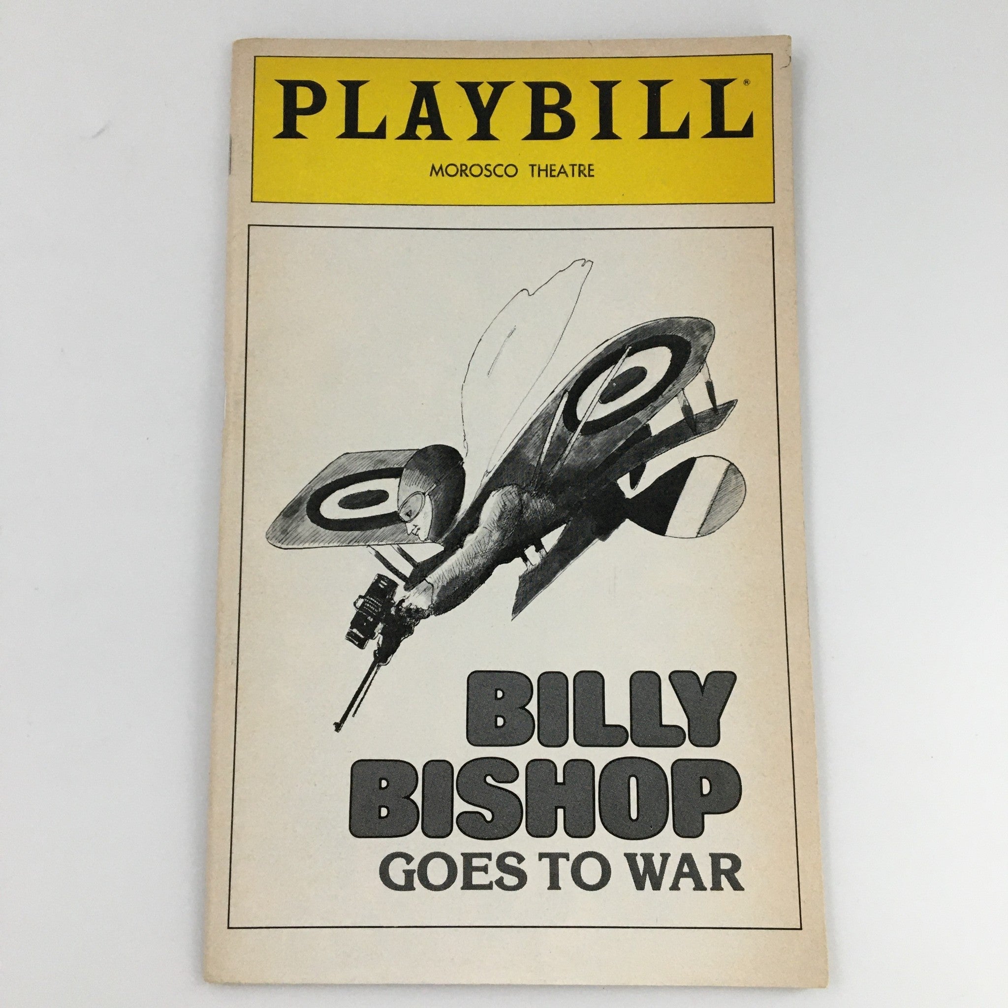 1980 Playbill Morosco Theatre 'Billy Bishop Goes to War' Eric Peterson John Gray