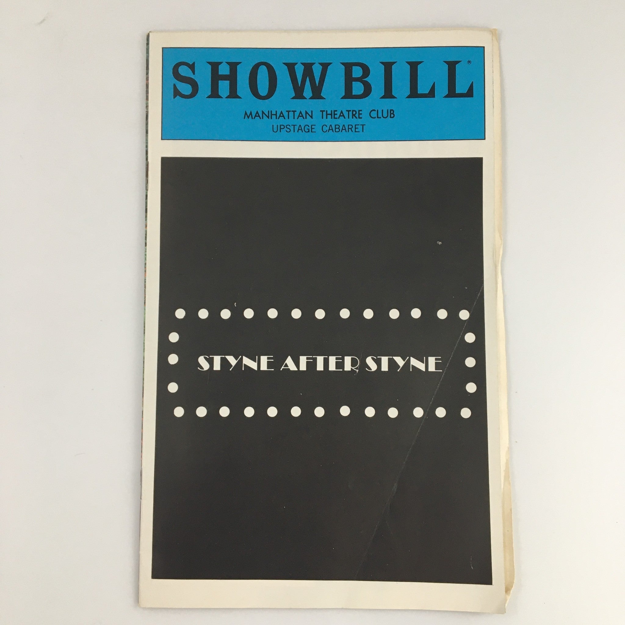 1980 Showbill Manhattan Theatre Club 'Styne After Styne' Paul Hecht, Larry Riley