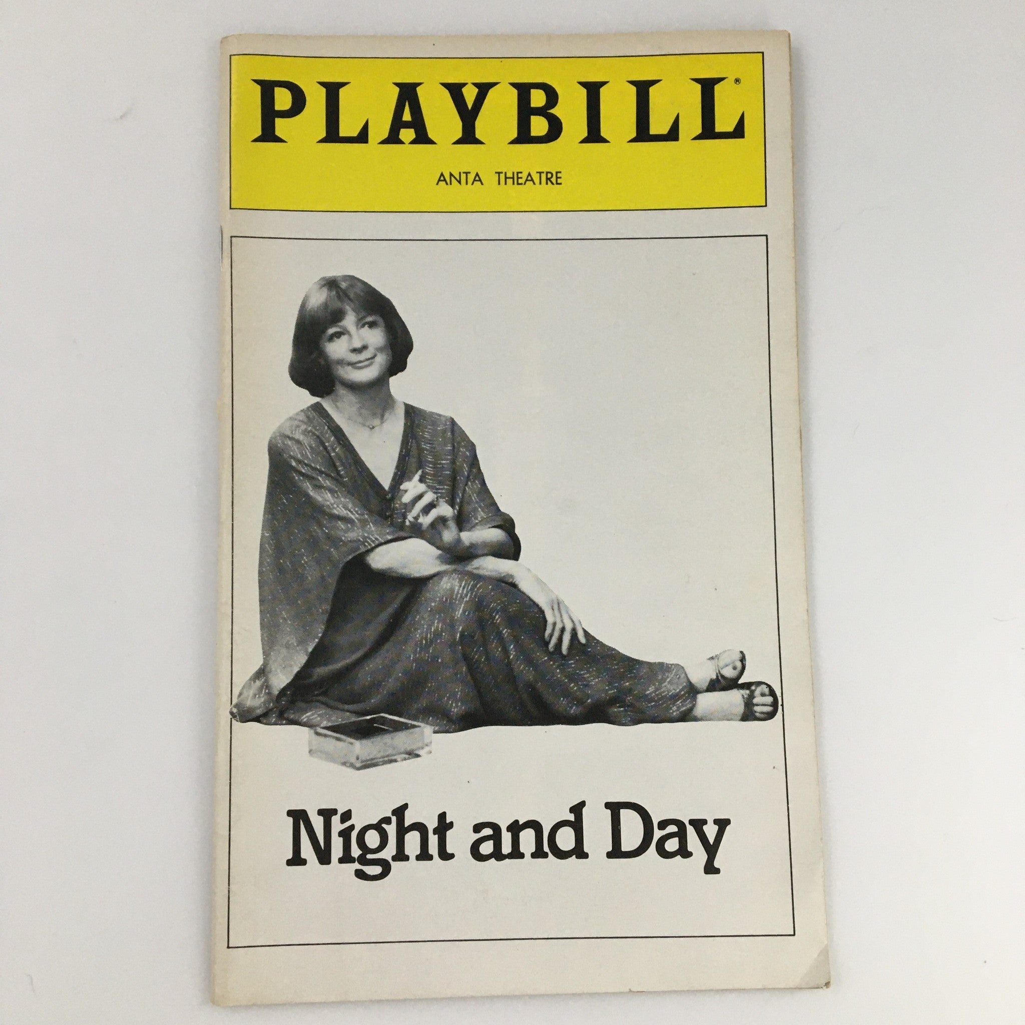 1980 Playbill Anta Theatre 'Night and Day' Maggie Smith, Paul Hecht Joseph Maher