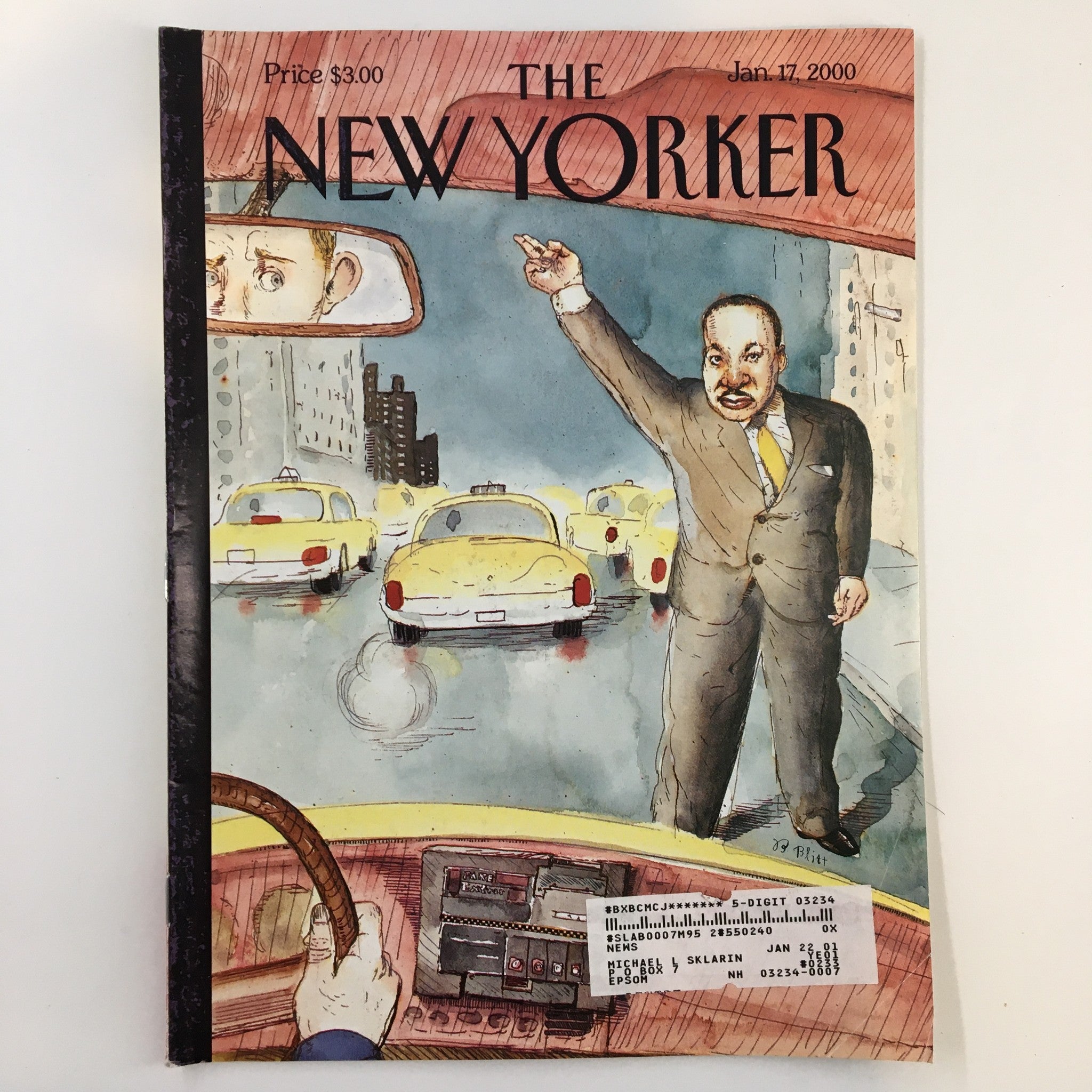 The New Yorker Full Magazine January 17 2000 Dr. Luther King by Barry Blitt