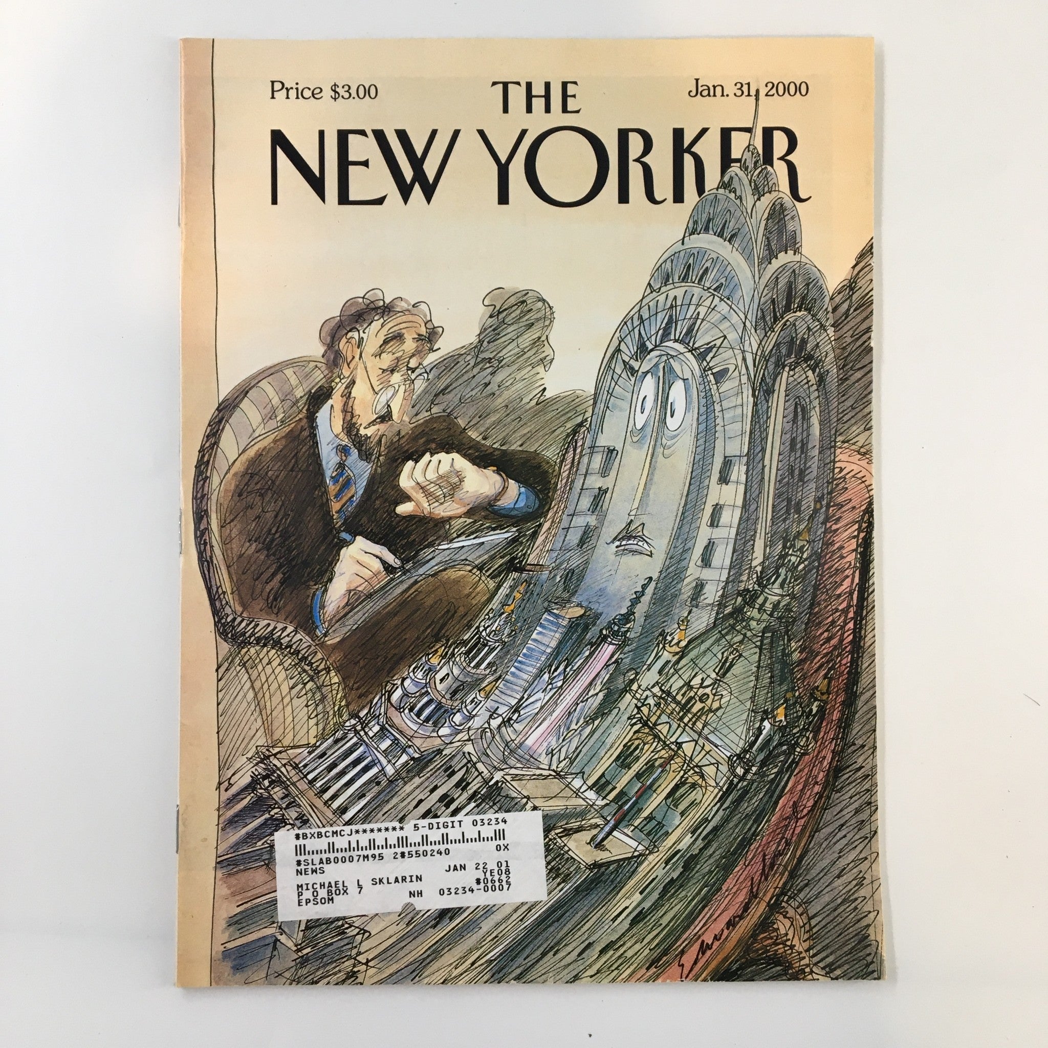 The New Yorker Full Magazine January 31 2000 Kvetch City by Edward Sorel