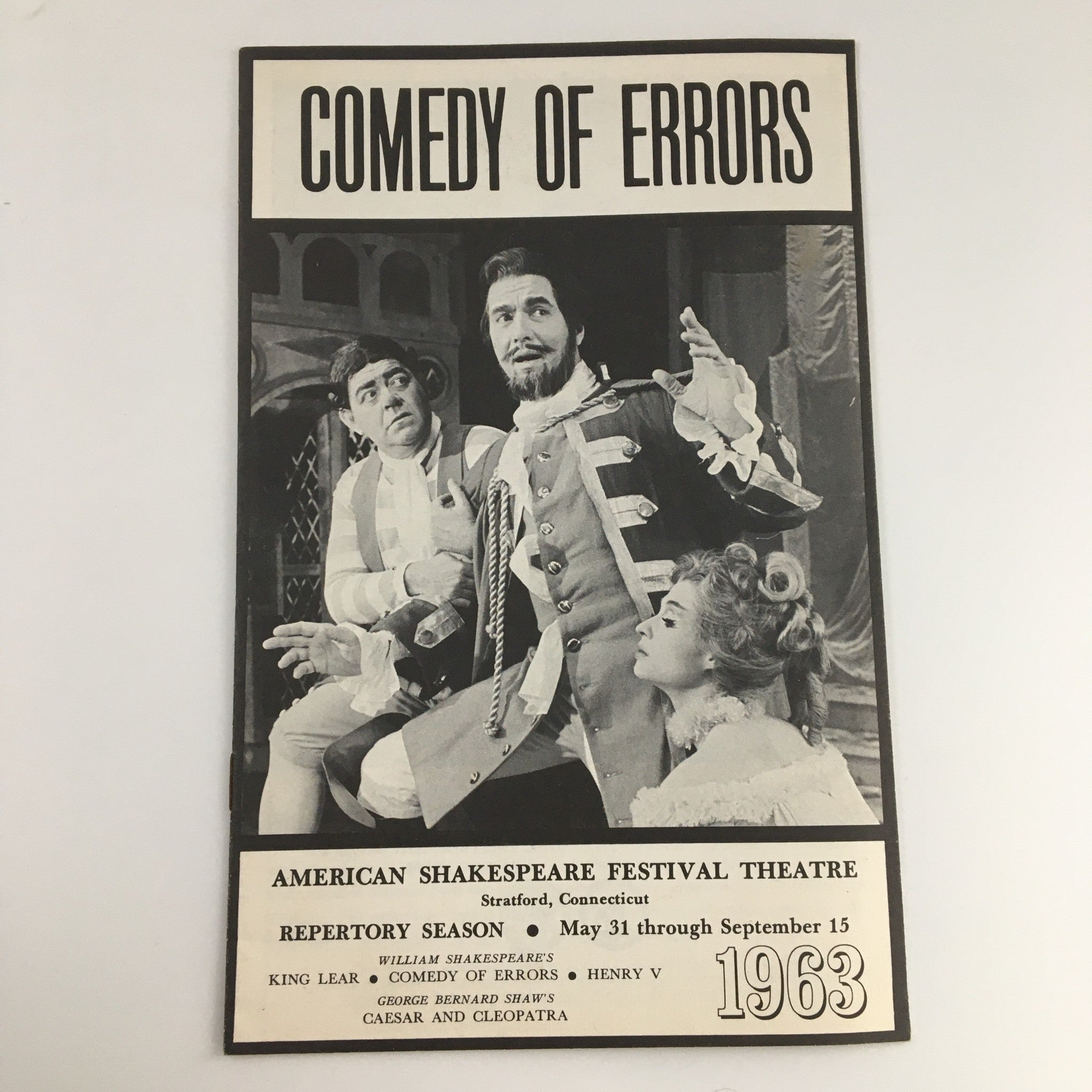 1963 American Shakespeare Festival Theatre 'Comedy of Errors' Lester Rawlins