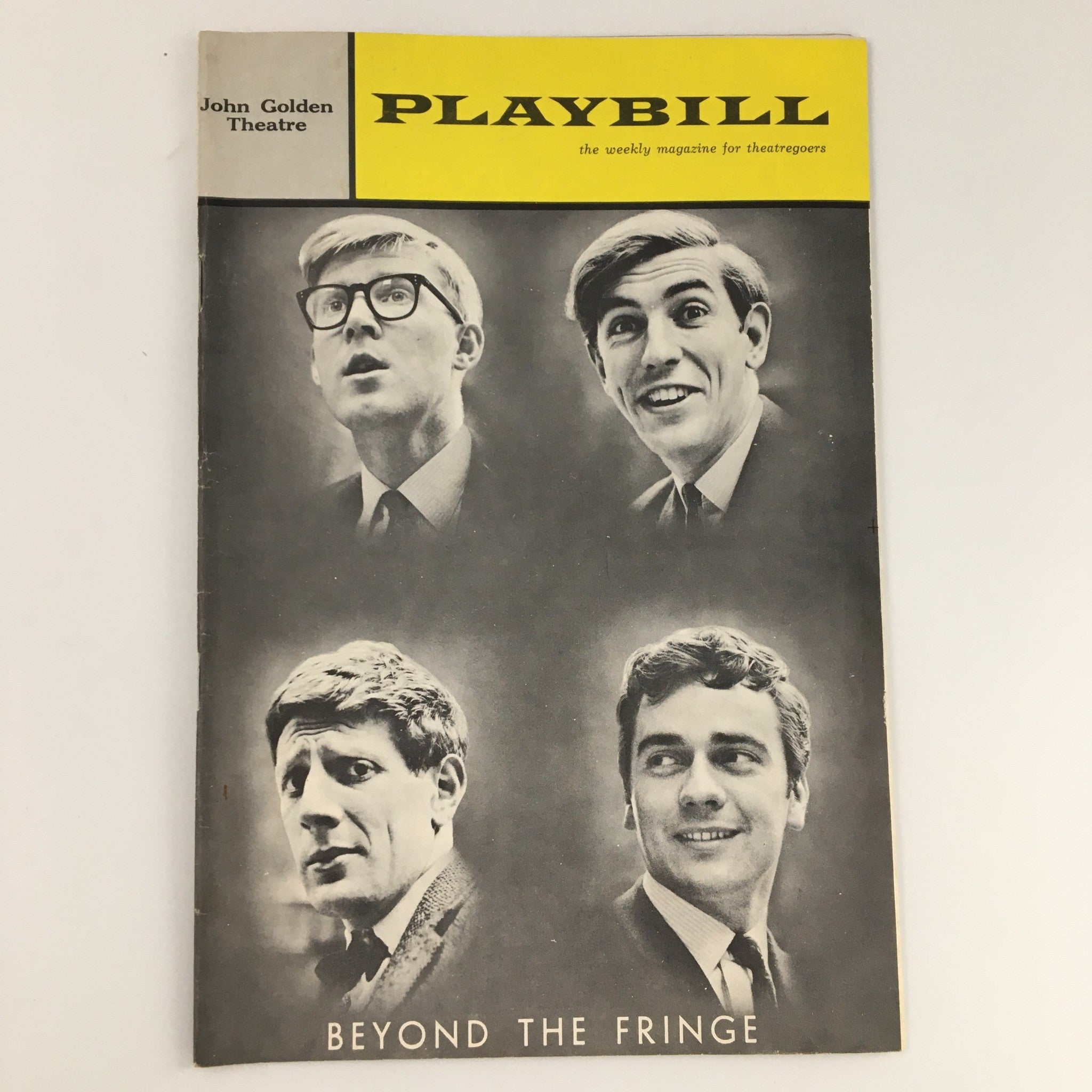 1963 Playbill John Golden Theatre 'Beyond the Fringe' Alan Bennett, Peter Cook