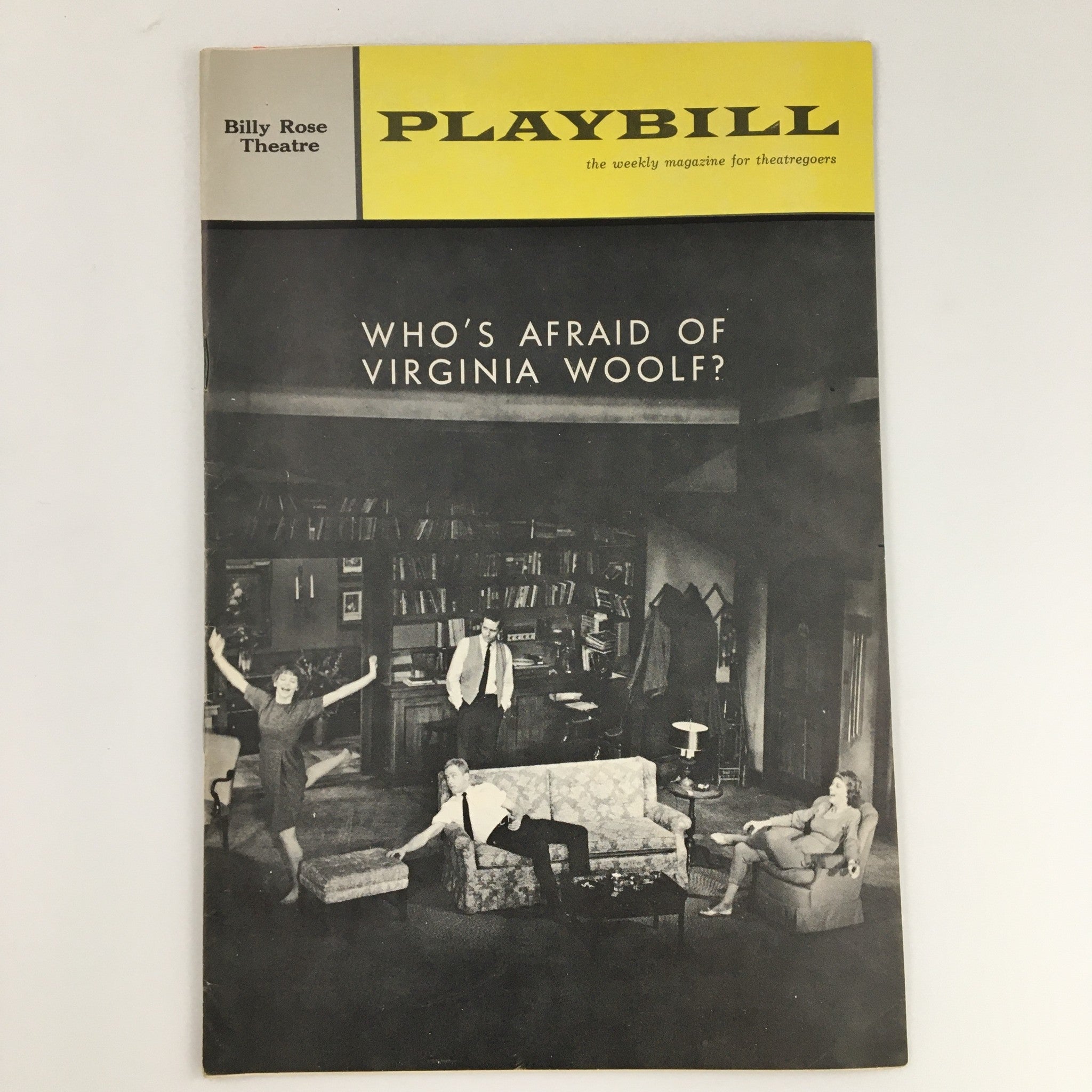 1963 Playbill Billy Rose Theatre 'Who's Afraid of Virginia Woolf?' Kate Reid