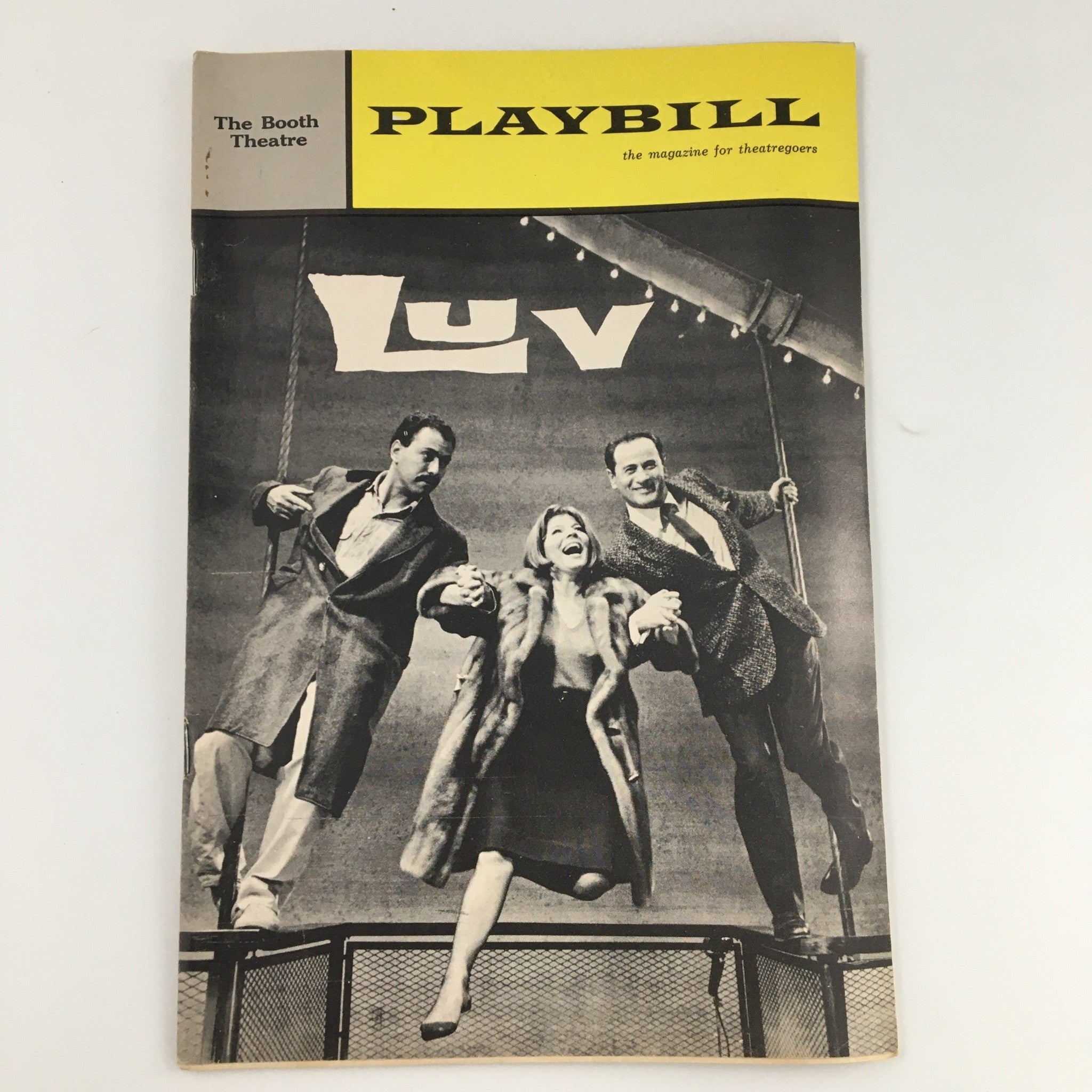 1964 Playbill The Booth Theatre 'Luv' Eli Wallach, Anne Jackson, Alan Arkin