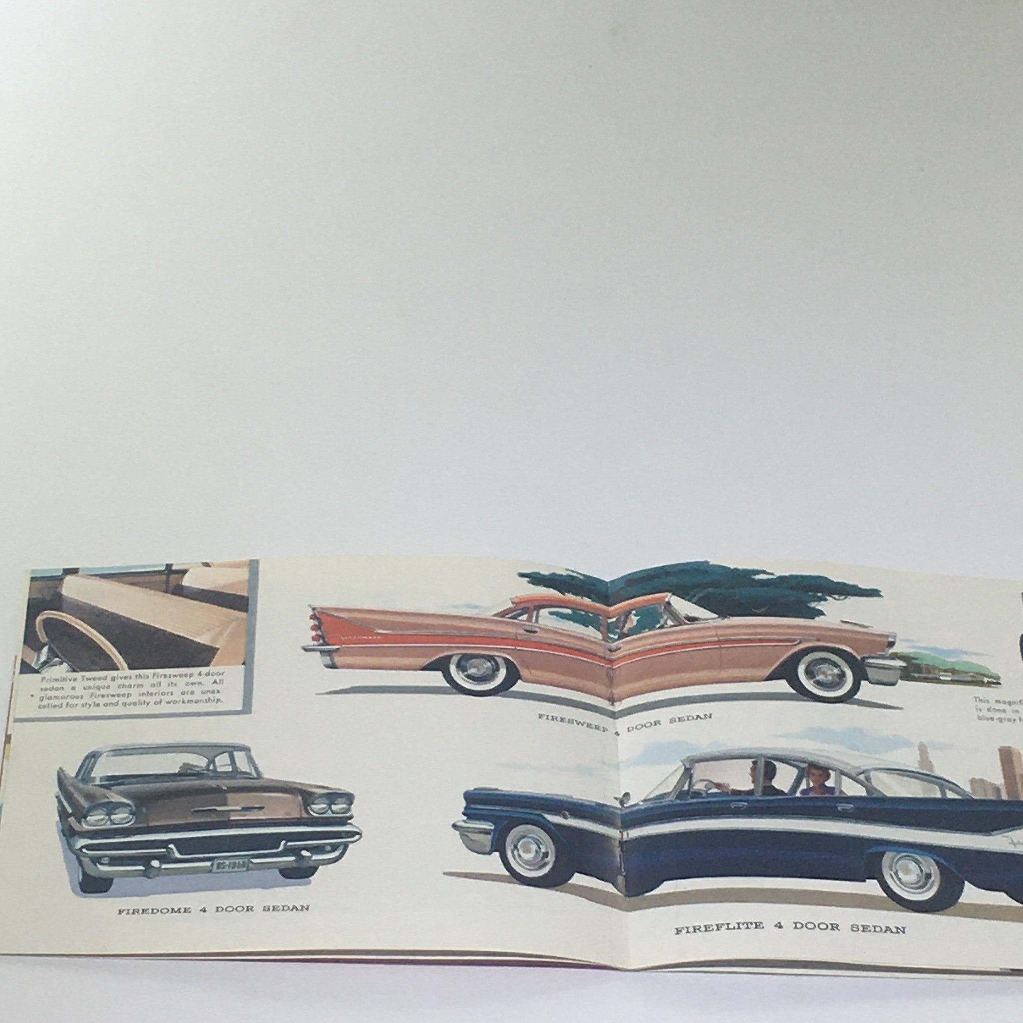 Vintage 1958 De Soto Fireflite-Firedome-Firesweep 4-Door Sportsman Car Catalog