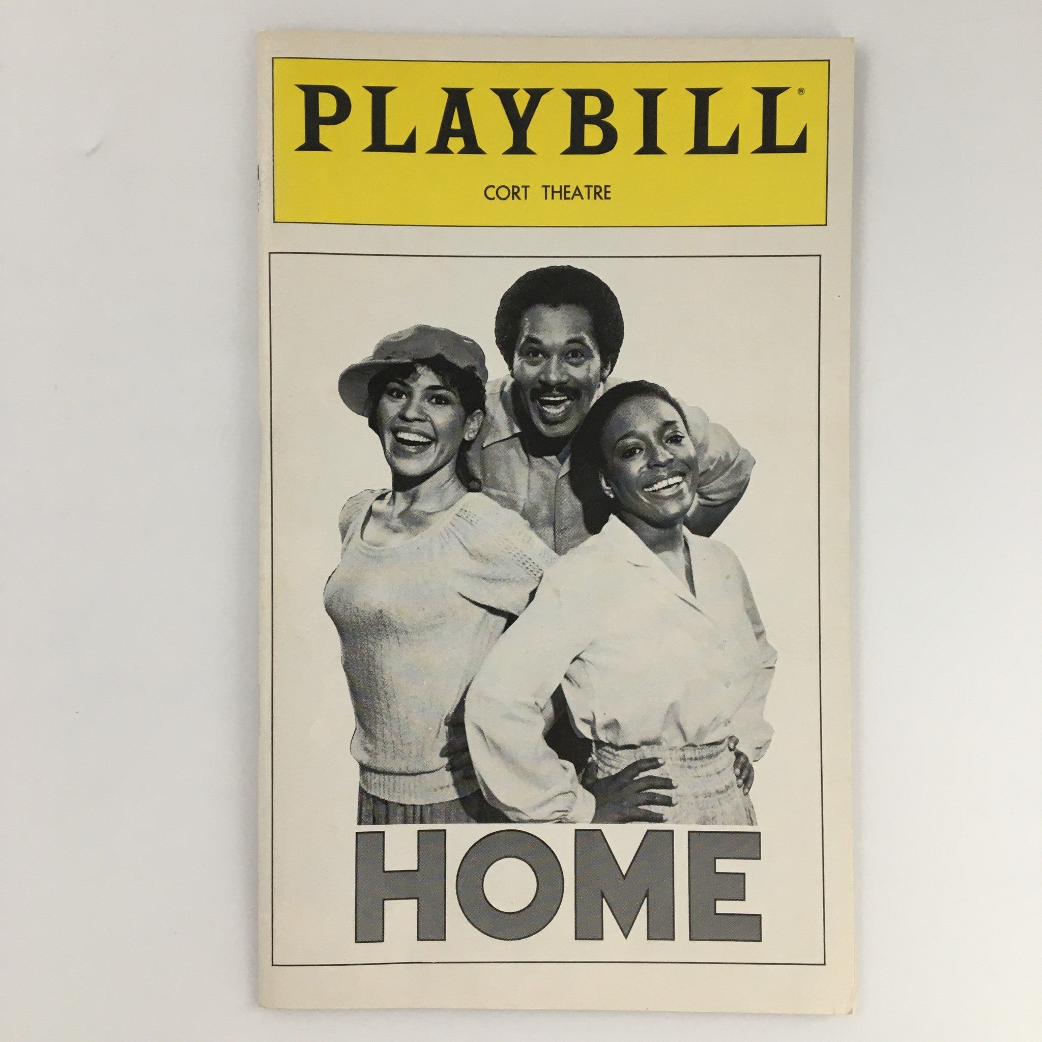 1980 Playbill Cort Theatre 'Home' Charles Brown, L. Scott Caldwell, Michele Shay