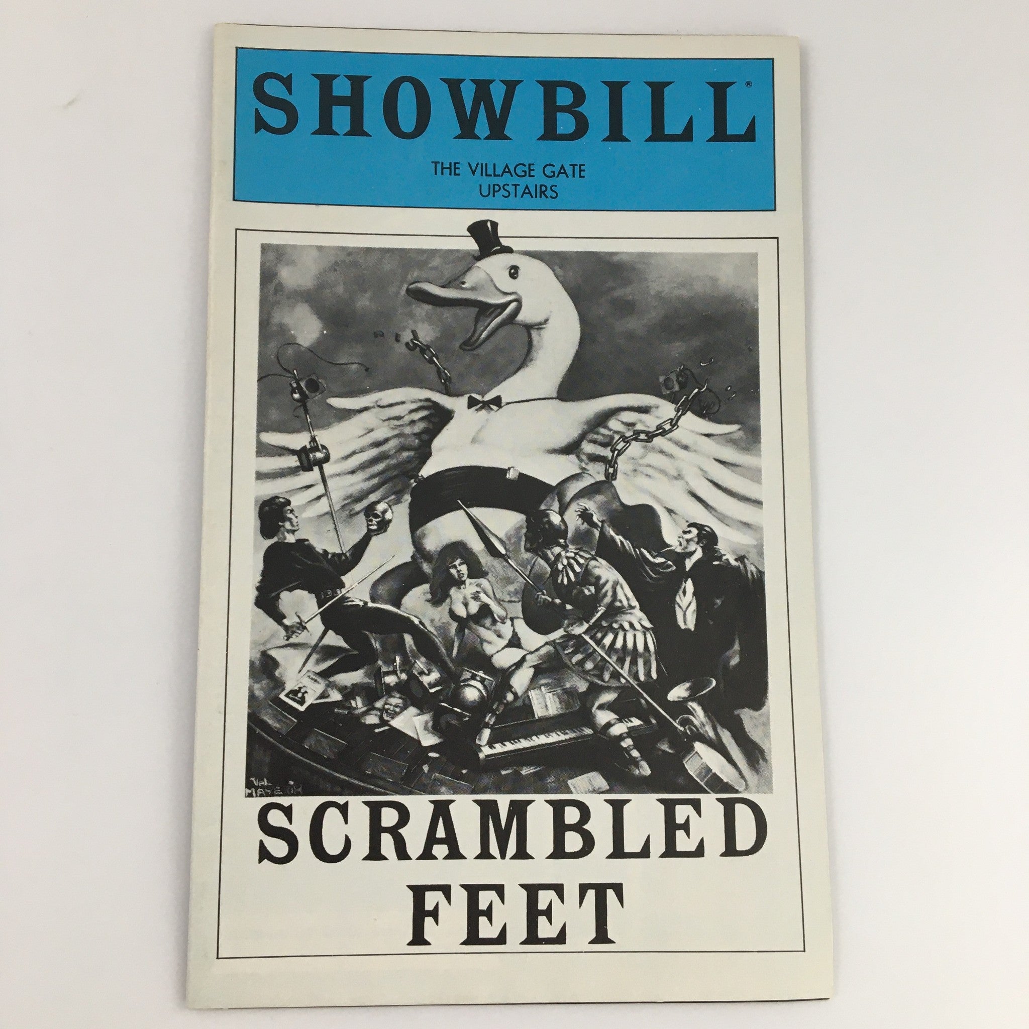 1980 Showbill The Village Gate 'Scrambled Feet' John Driver, Jeffrey Haddow