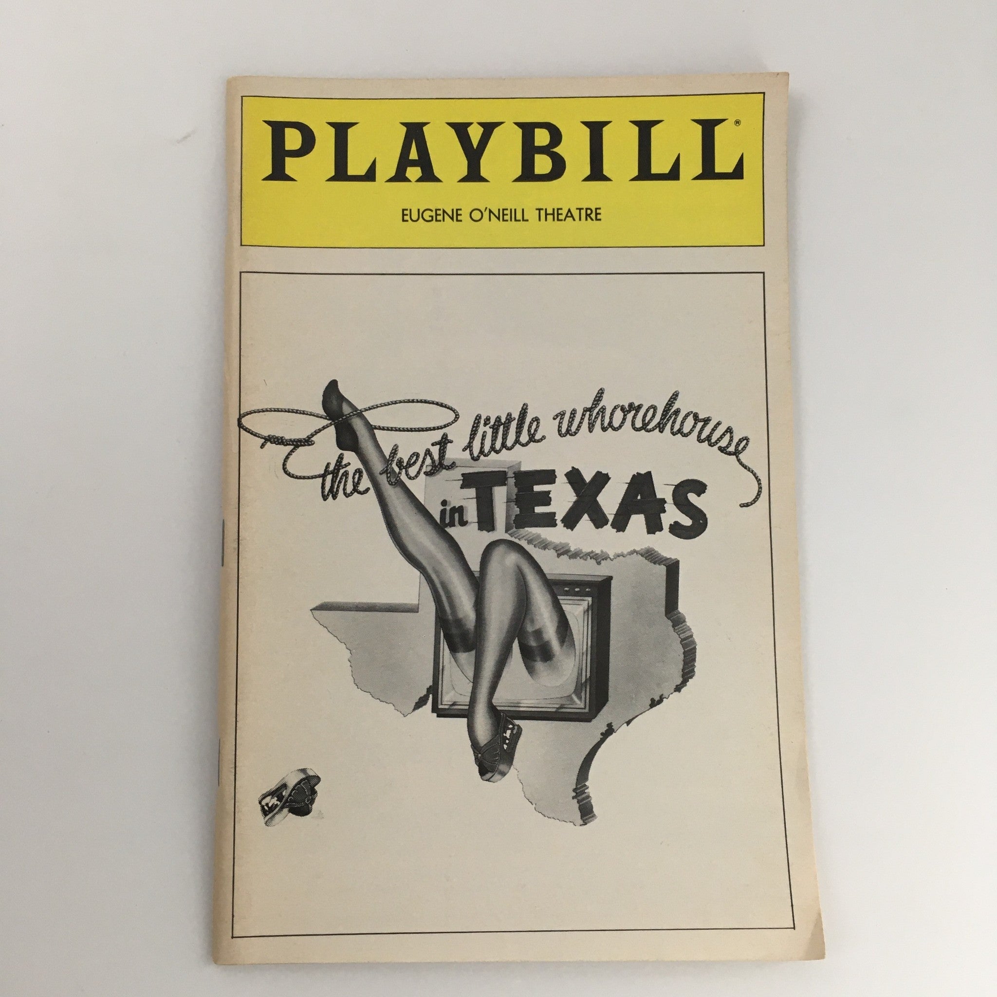 1982 Playbill Eugene O'Neill Theatre 'The Best Little Texas Whorehouse in Texas'