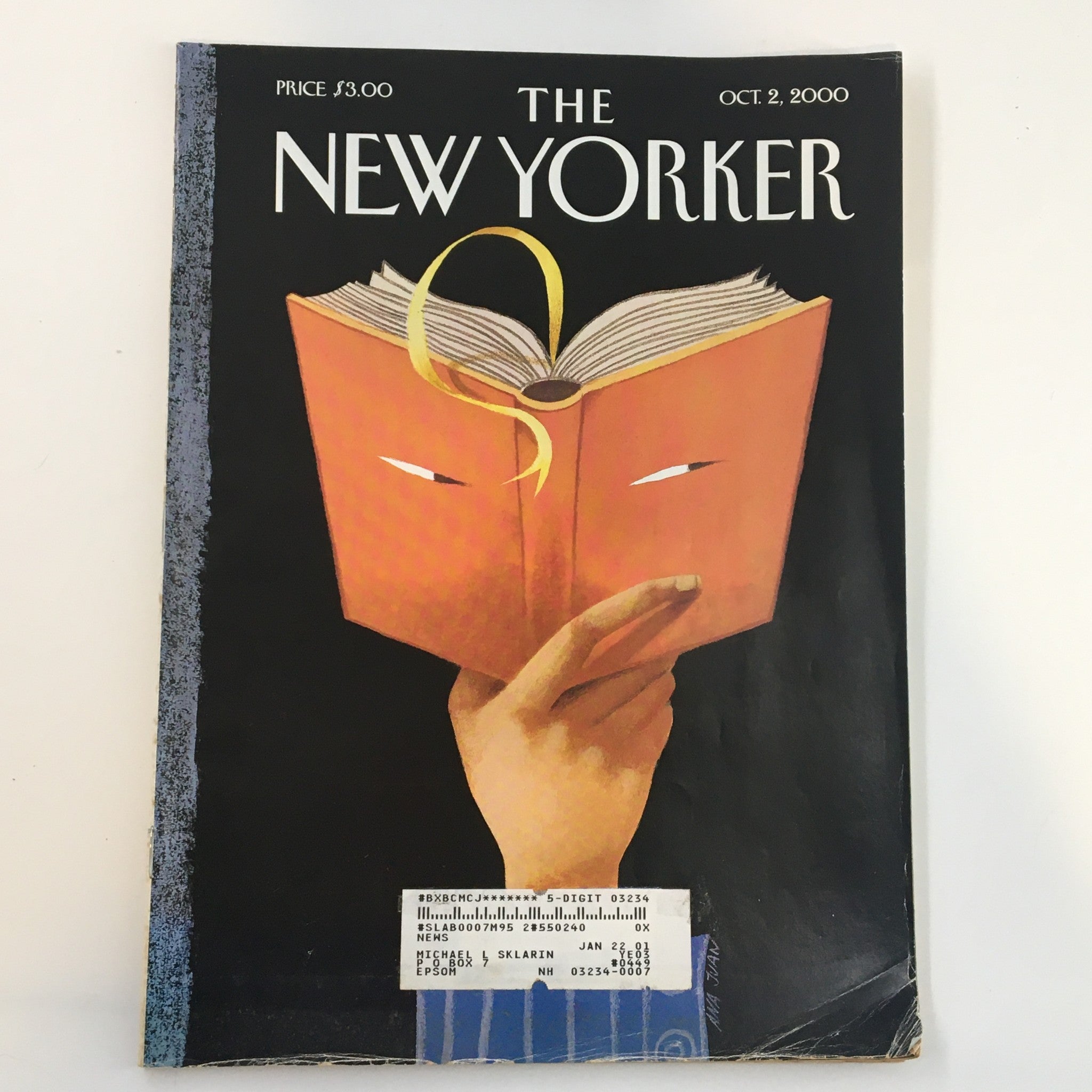 The New Yorker Full Magazine October 2 2000 Page-Turner by Ana Juan