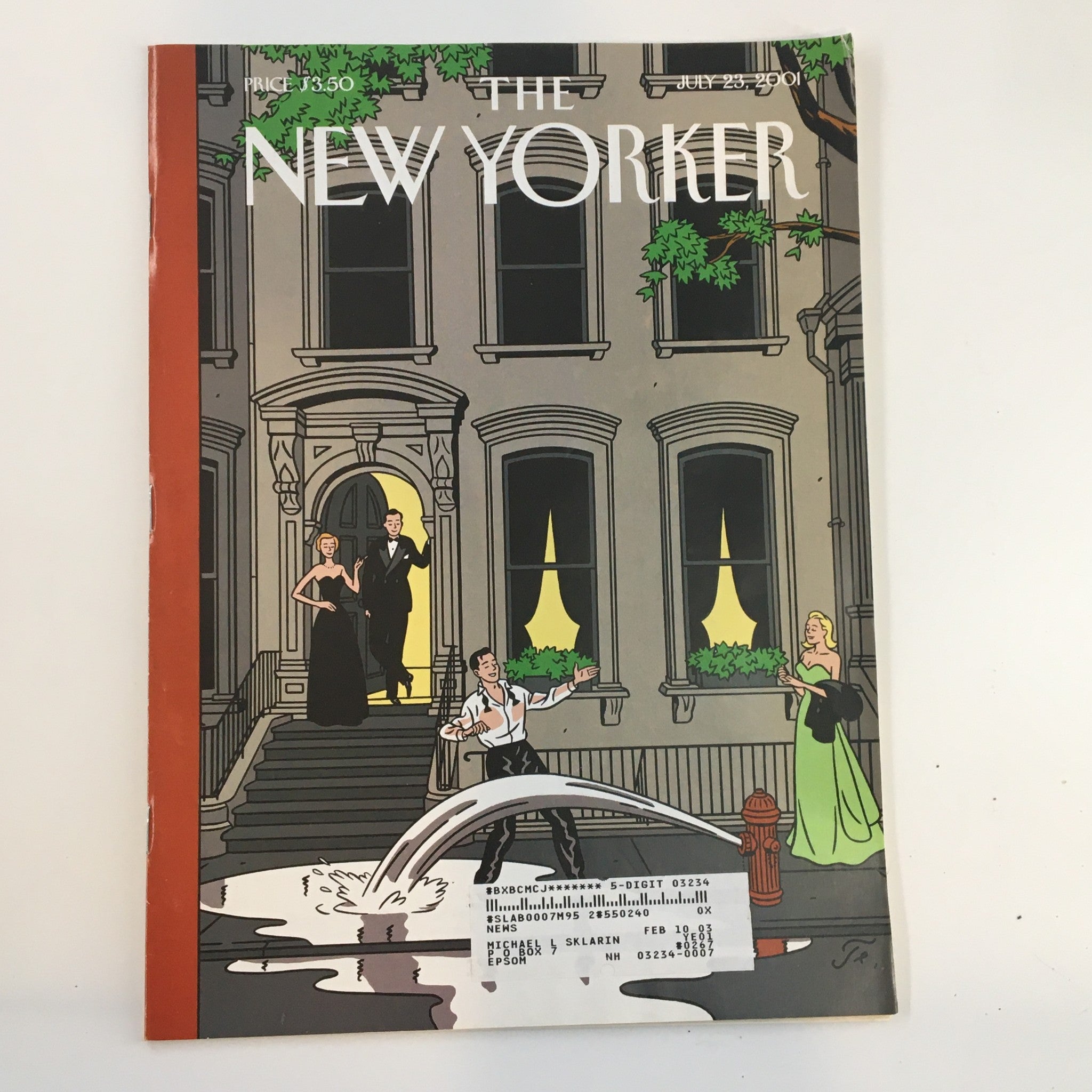 The New Yorker Full Magazine July 23 2001 Upper West Side Story by Floc'h