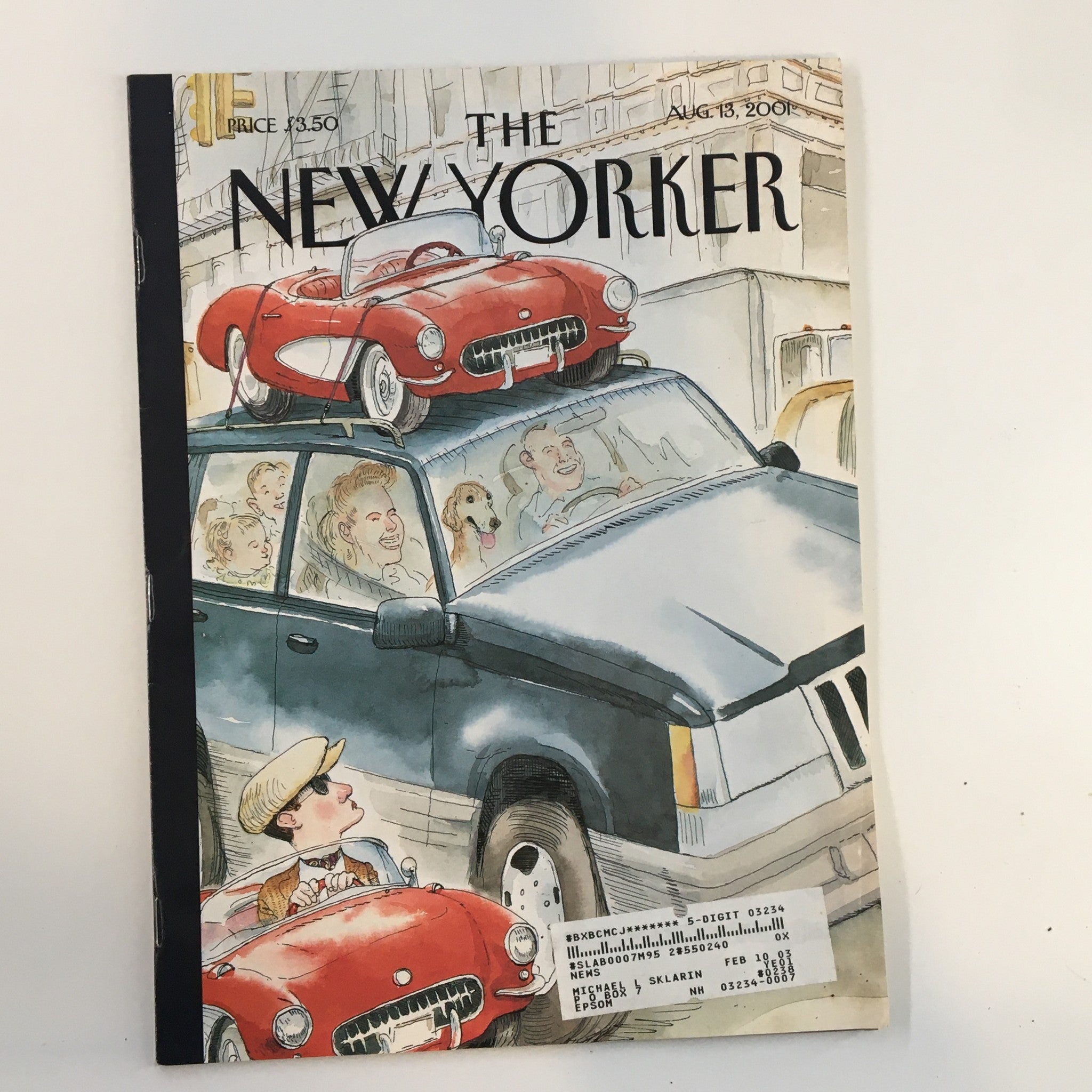 The New Yorker Full Magazine August 13 2001 Poor Sports by Barry Blitt