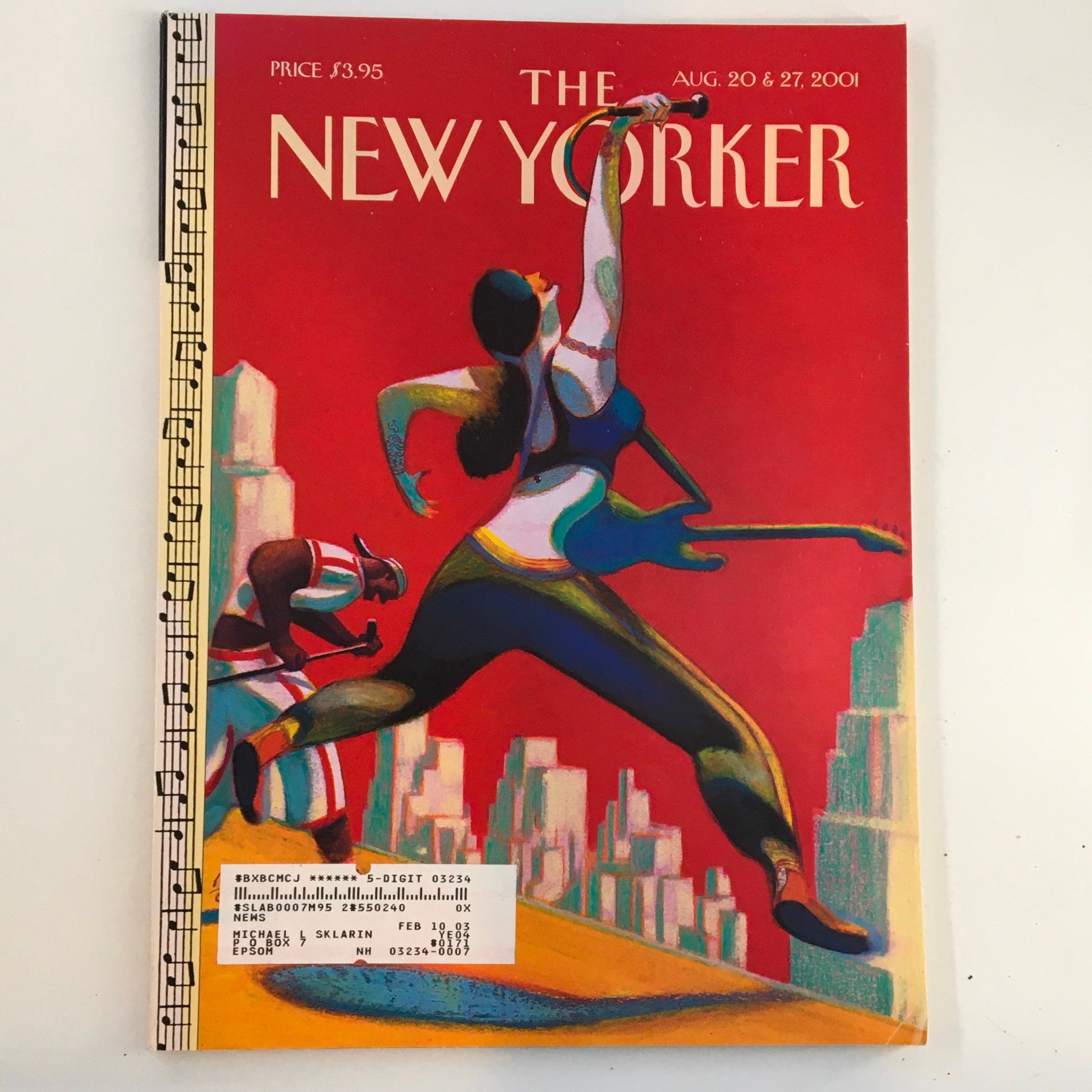 The New Yorker Full Magazine August 20 2001 Singing It Out by Lorenzo Mattotti