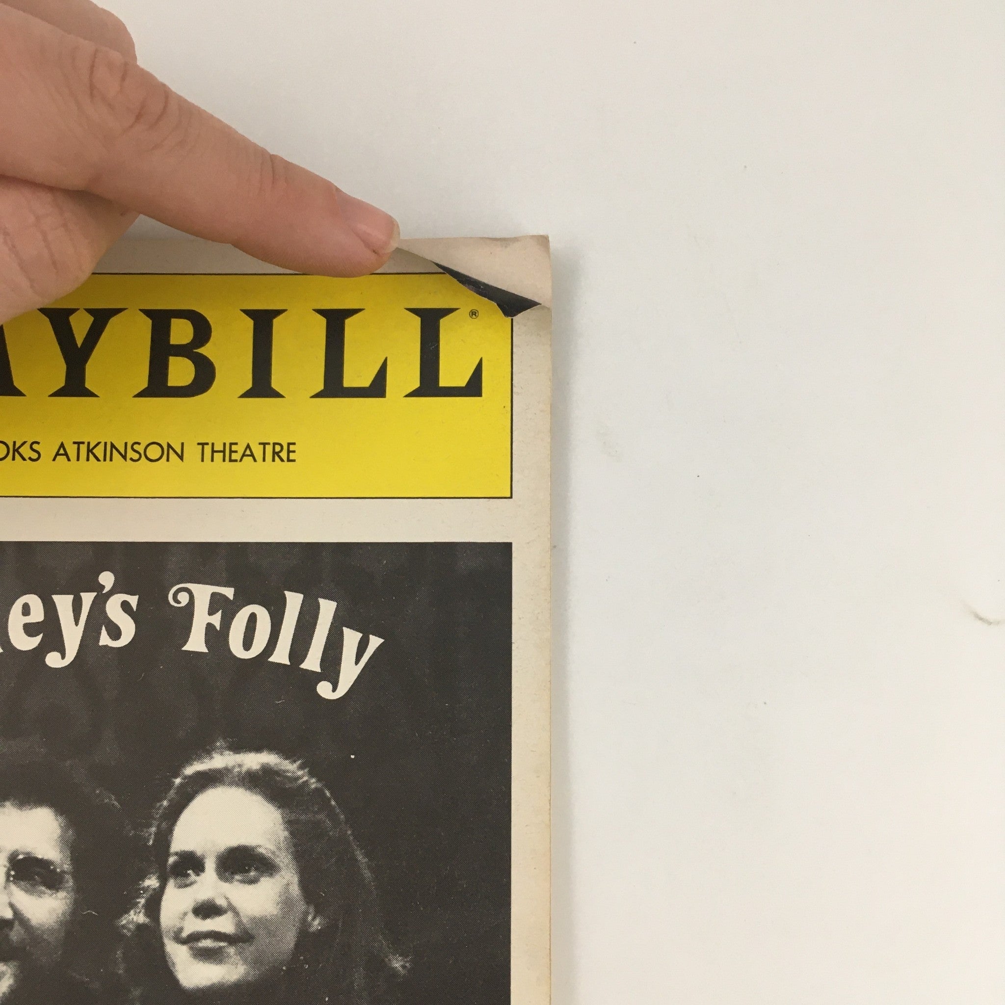 1980 Playbill Brooks Atkinson Theatre 'Talley's Folly' Judd Hirsch Trish Hawkins