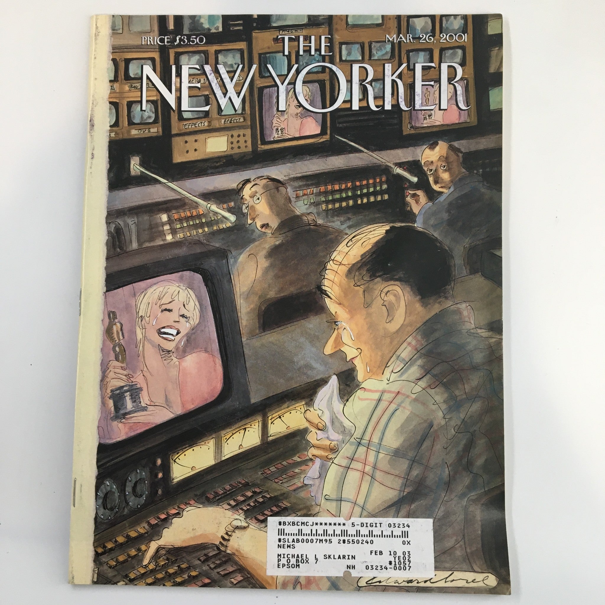 The New Yorker Full Magazine March 26 2001 Mister Softee by Edward Sorel