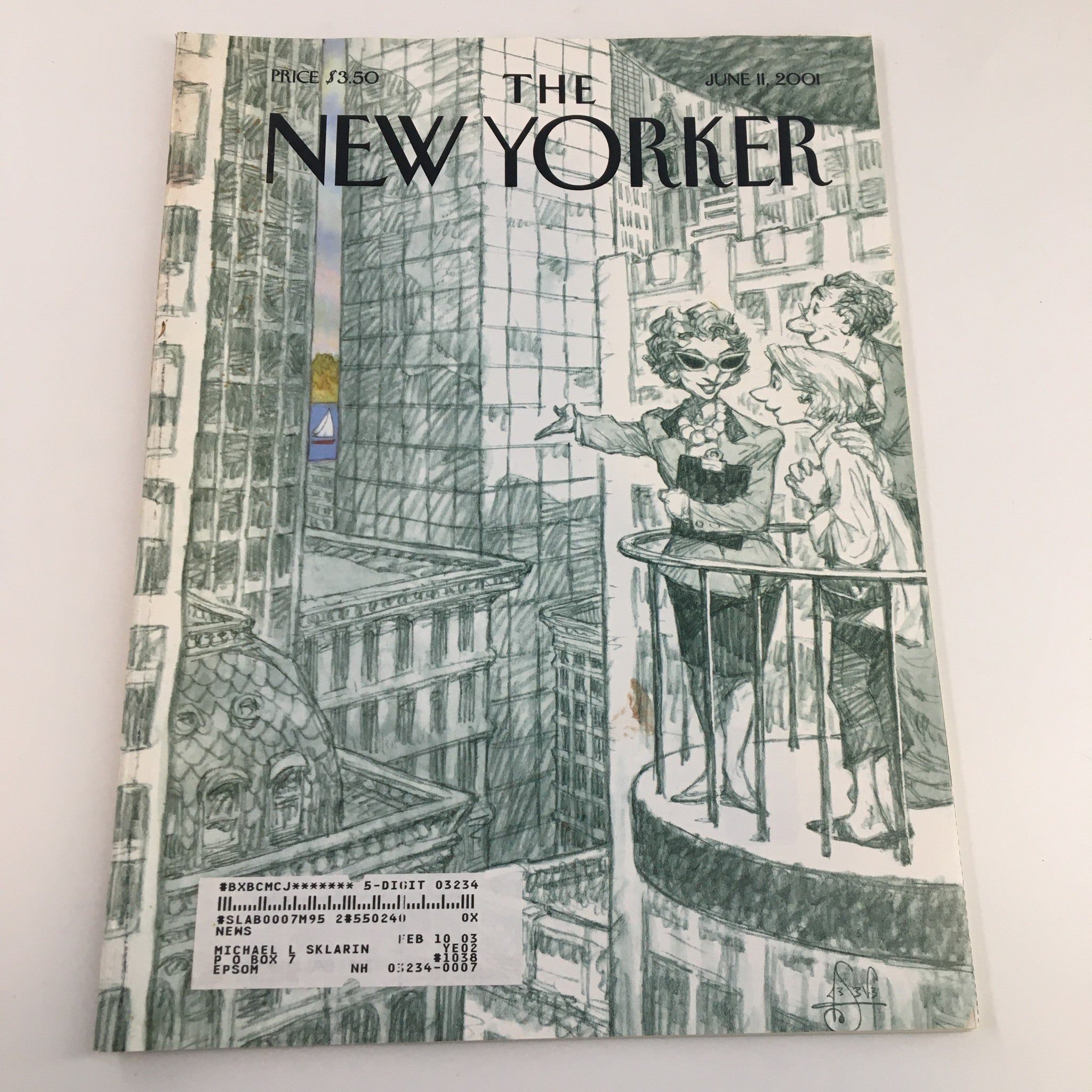 The New Yorker Full Magazine June 11 2001 Spctclr riv vu by Peter de Seve