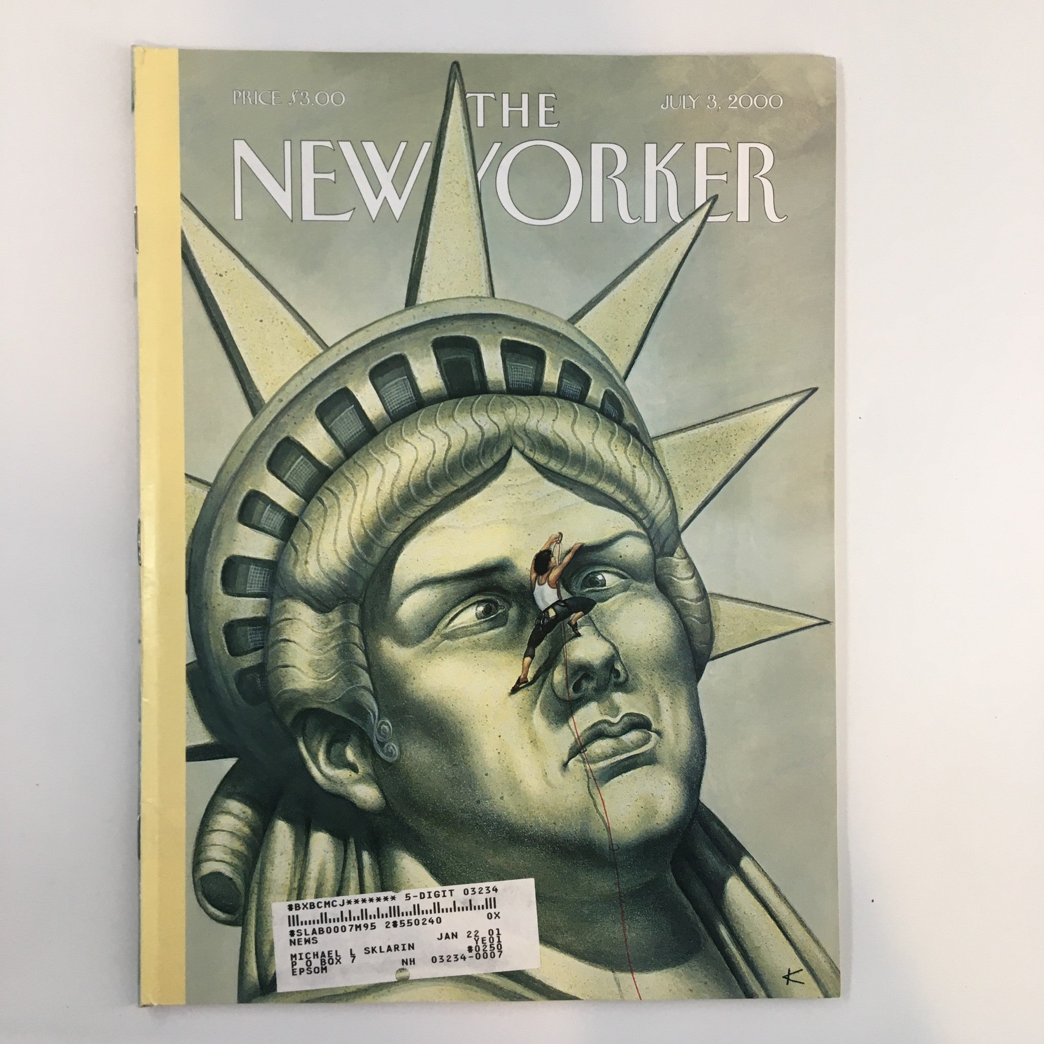 The New Yorker Full Magazine July 3 2000 Here's Looking at You by Anita Kunz