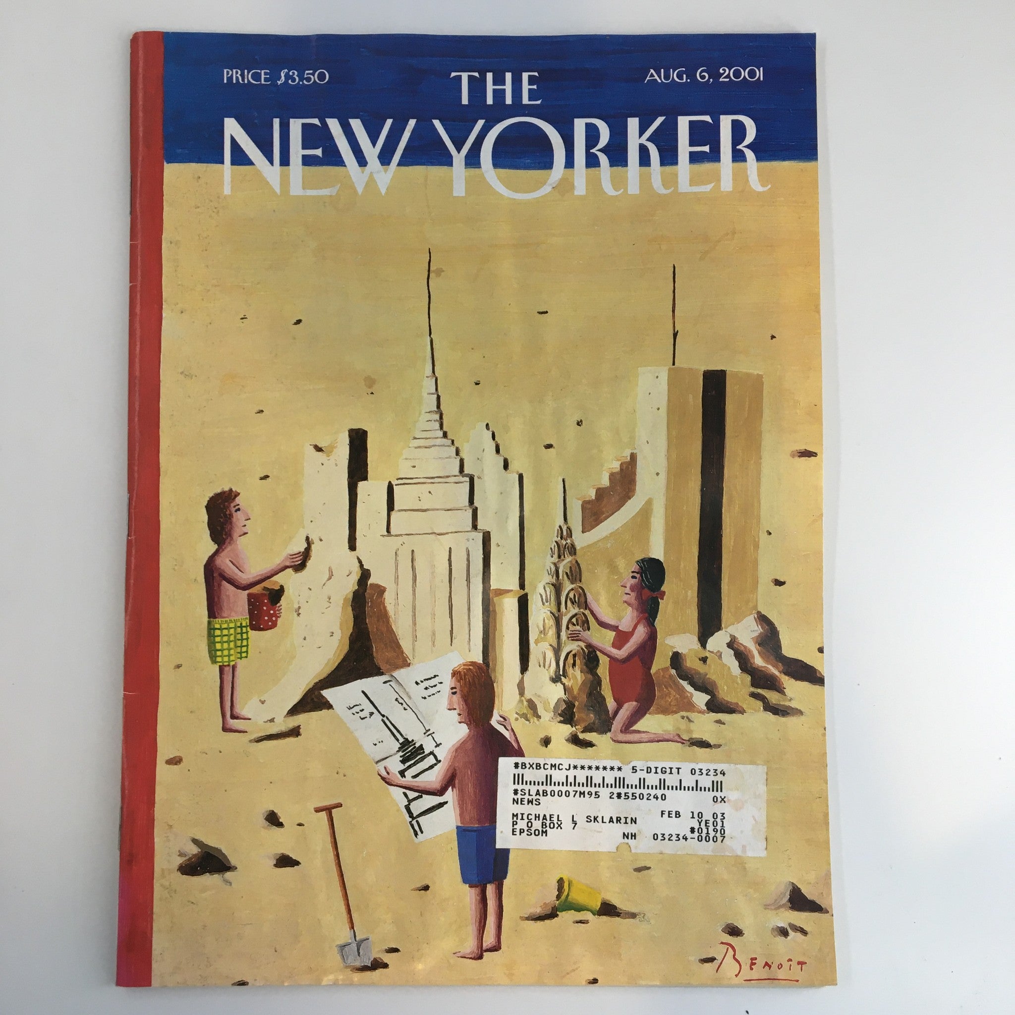 The New Yorker Full Magazine August 6 2001 Young Architects by Benoit van Innis