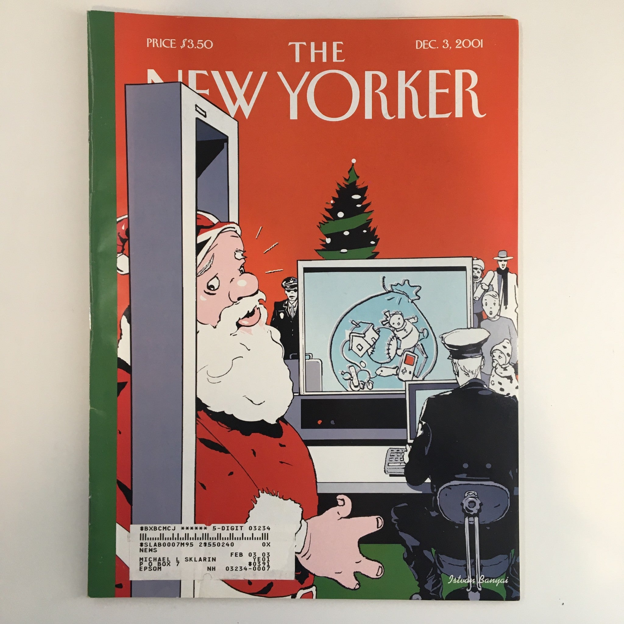 The New Yorker Full Magazine December 3 2001 Holiday Travel by Istvan Banyai