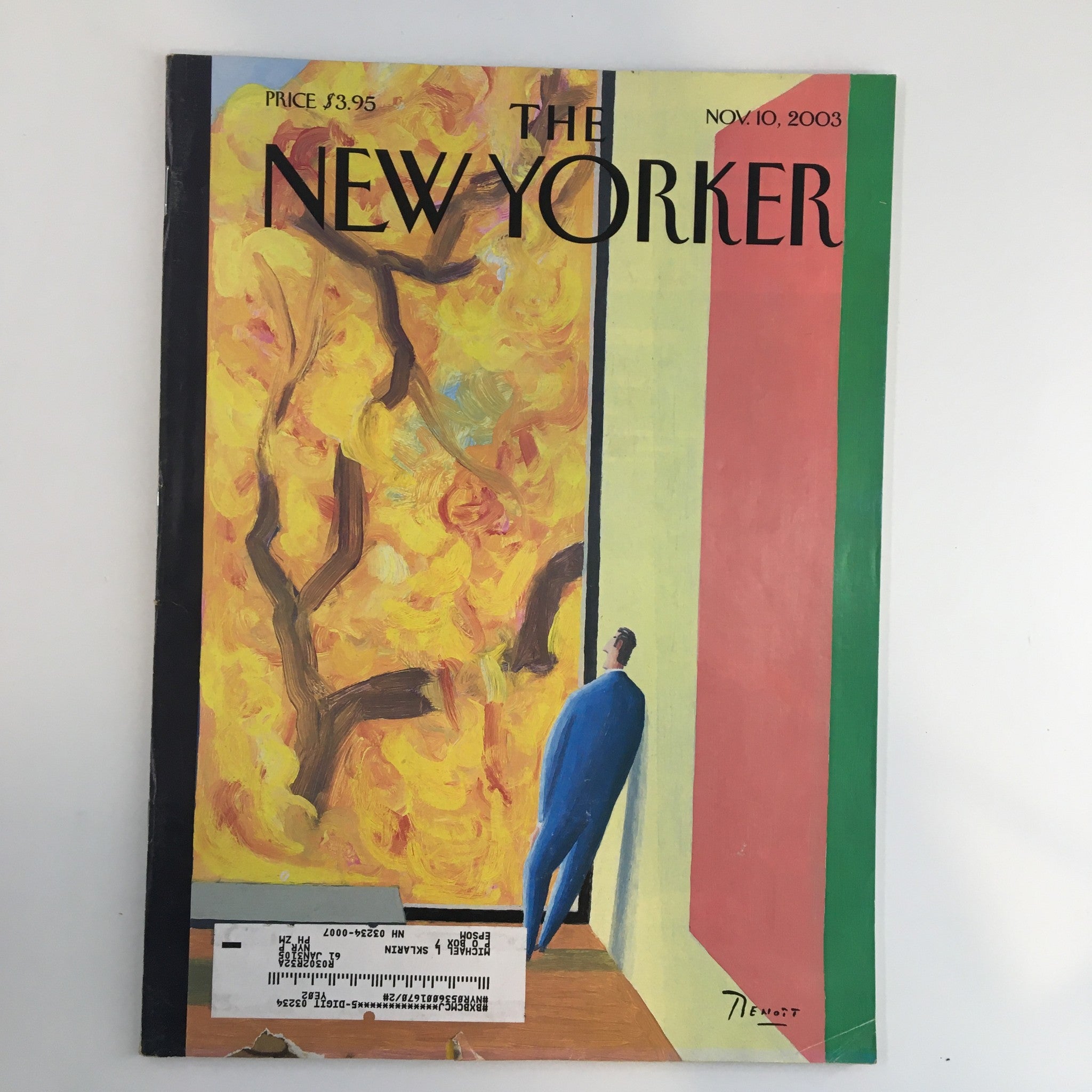 The New Yorker Full Magazine November 10 2003 A Pretty Picture Benoit van Innis