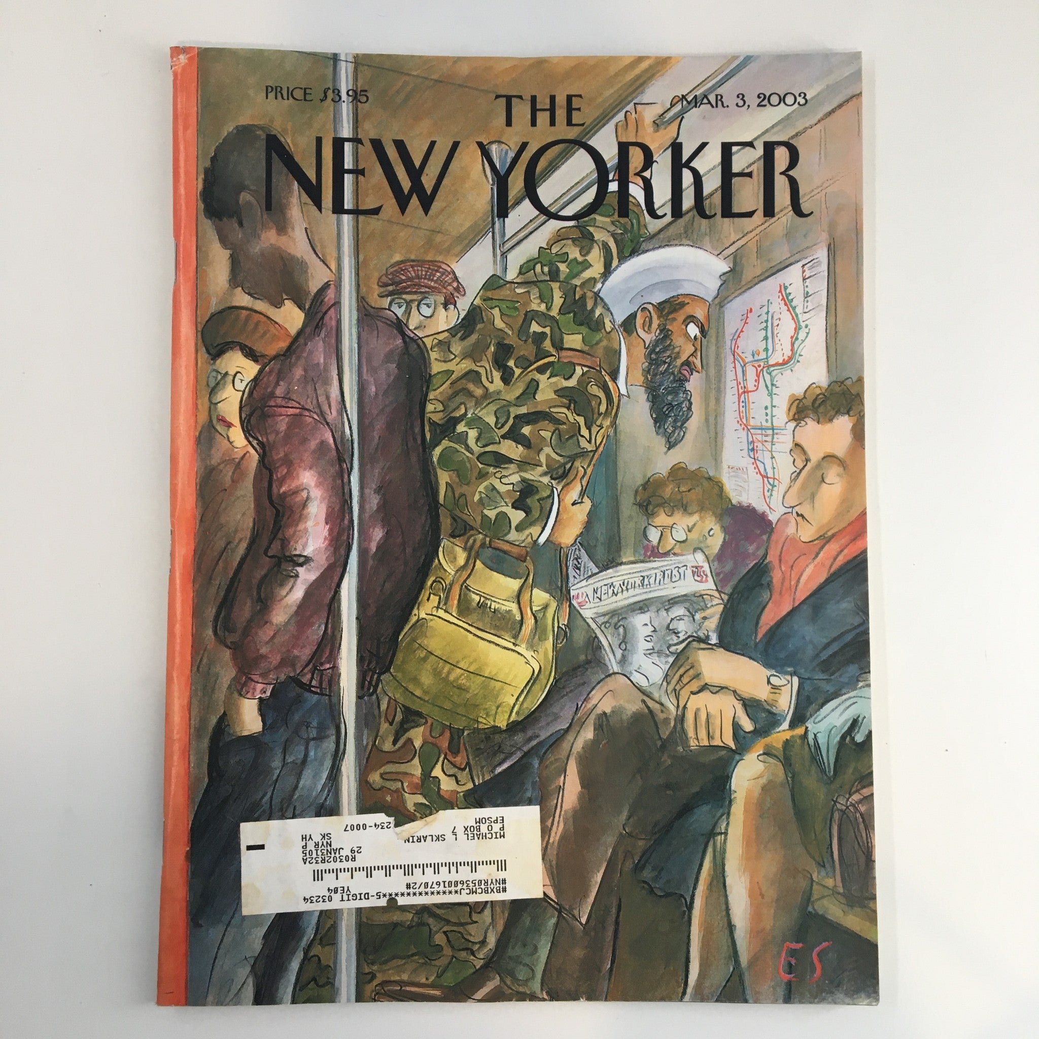 The New Yorker Full Magazine March 3 2003 Tourist by Edward Sorel