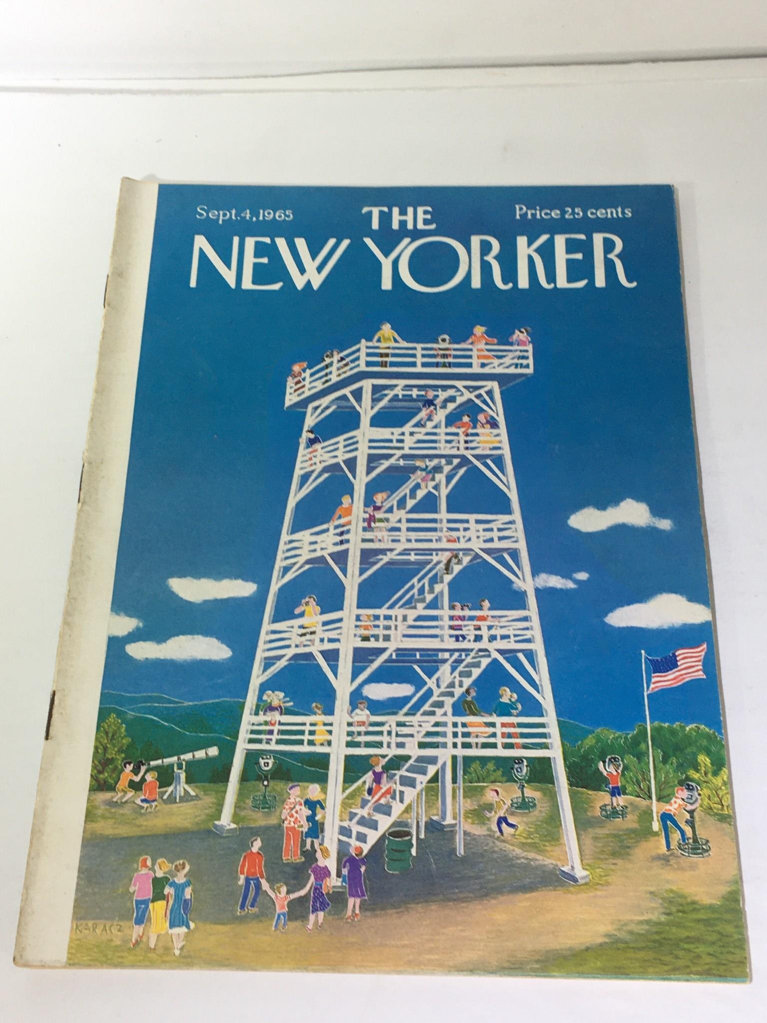 The New Yorker: September 4 1965 Full Magazine/Theme Cover Ilonka Karasz