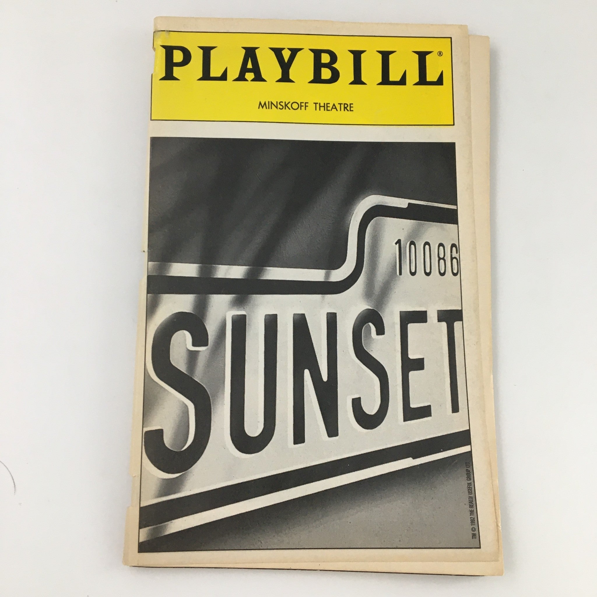 1994 Playbill Minskoff Theatre 'Sunset Blvd.' Glenn Close, Alan Campbell