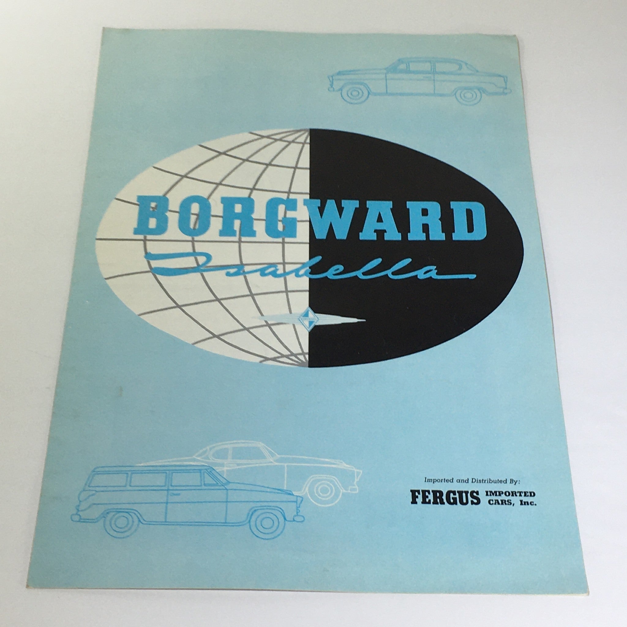 Vintage Fergus Borgward Isabella TS De Luxe Coupe 82-BHP Car Catalog Brochure