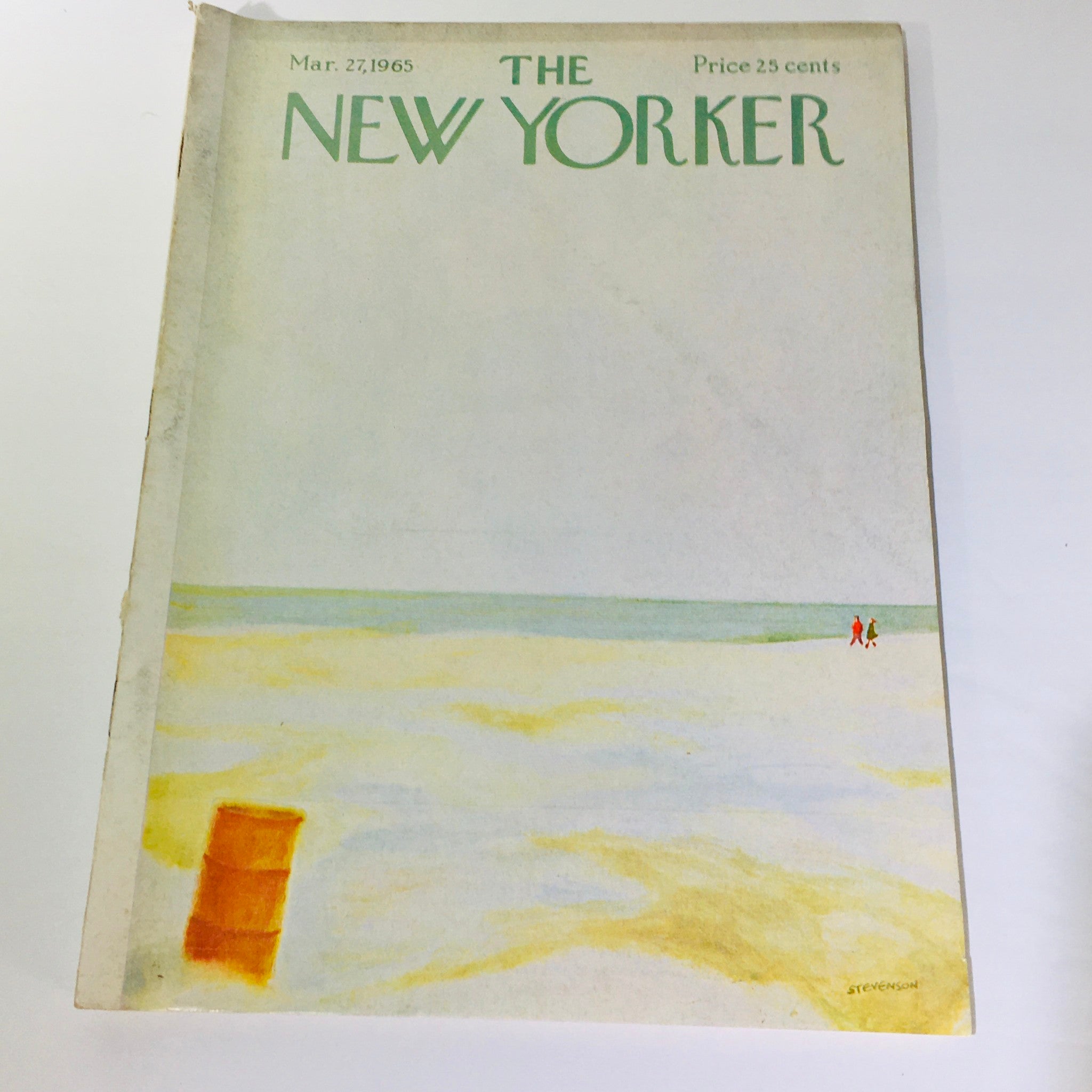 The New Yorker: March 27 1965 Full Magazine/Theme Cover James Stevenson