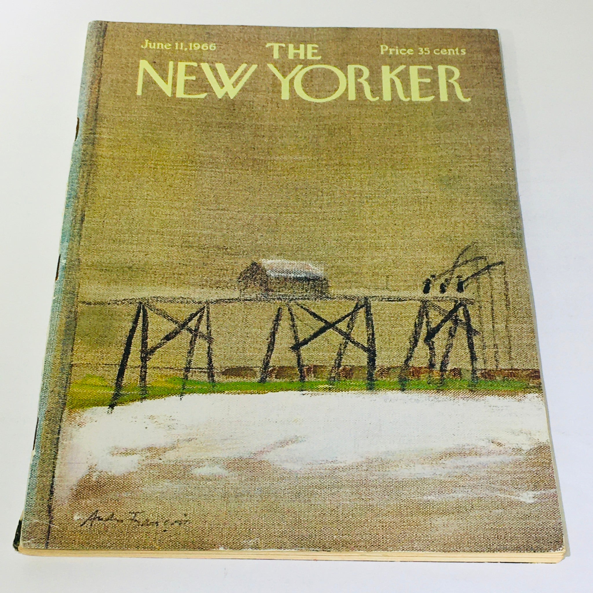 The New Yorker: June 11 1966 Full Magazine/Theme Cover Andre Francois