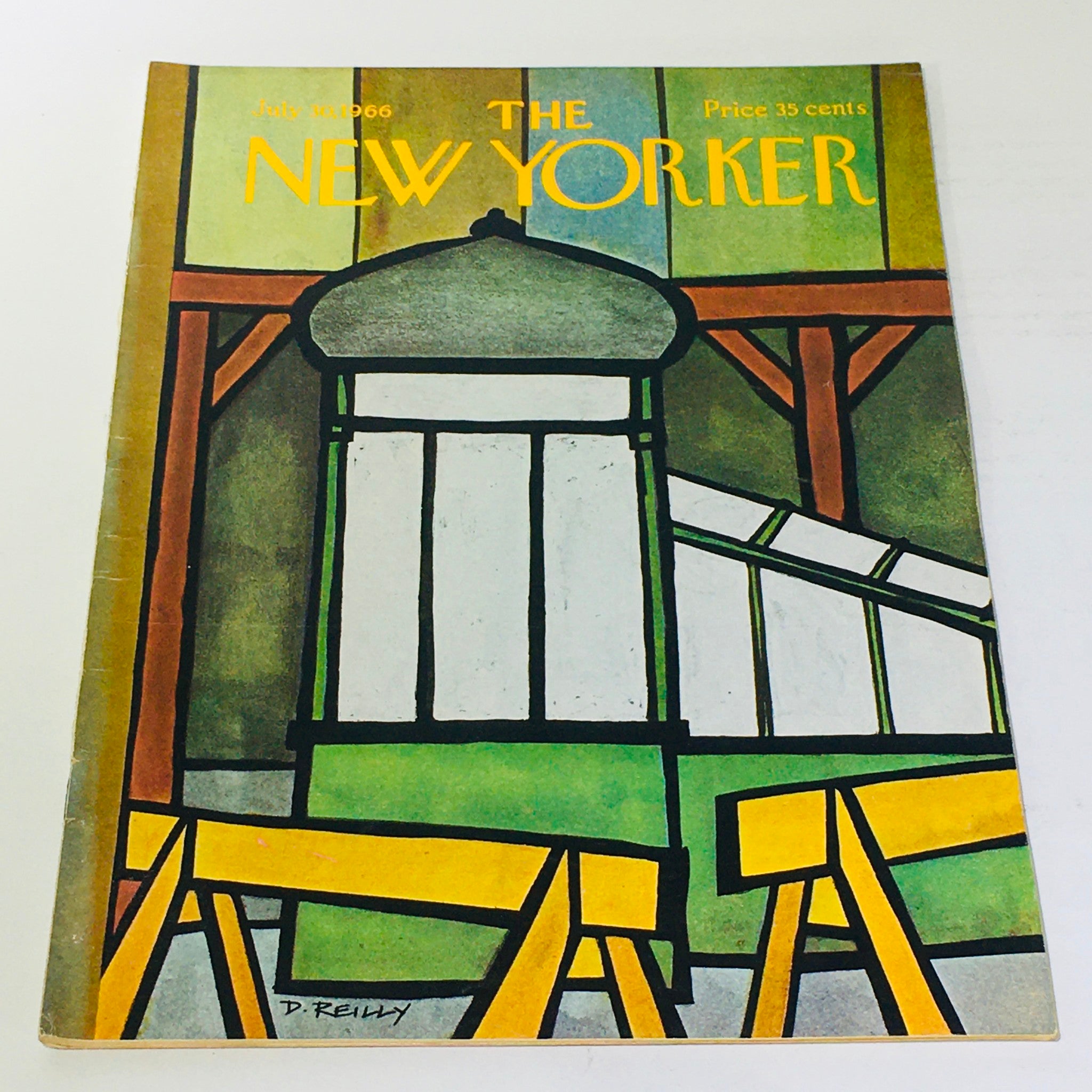 The New Yorker: July 30 1966 Full Magazine/Theme Cover Donal Reilly