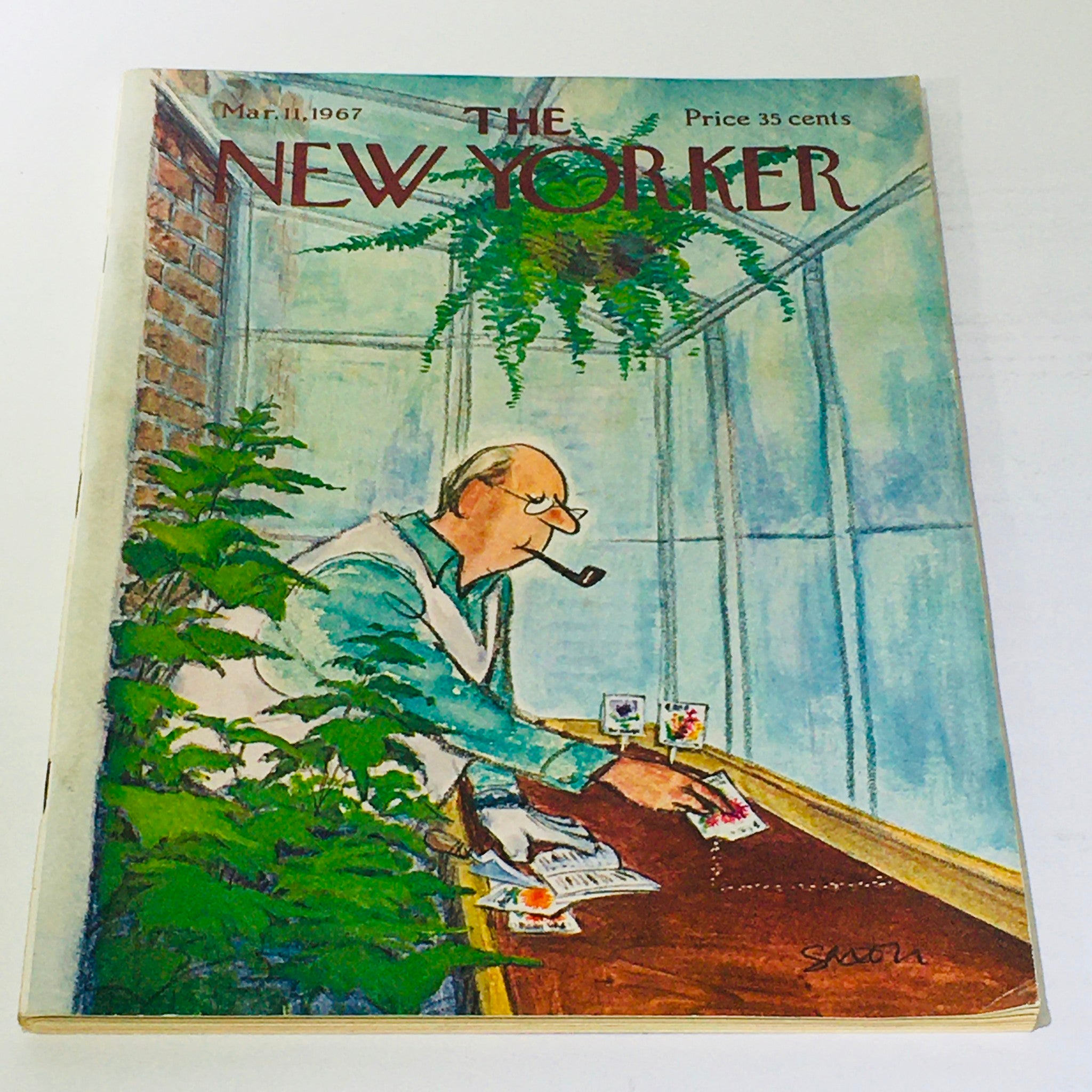 The New Yorker: March 11 1967 Full Magazine/Theme Cover Charles Saxon