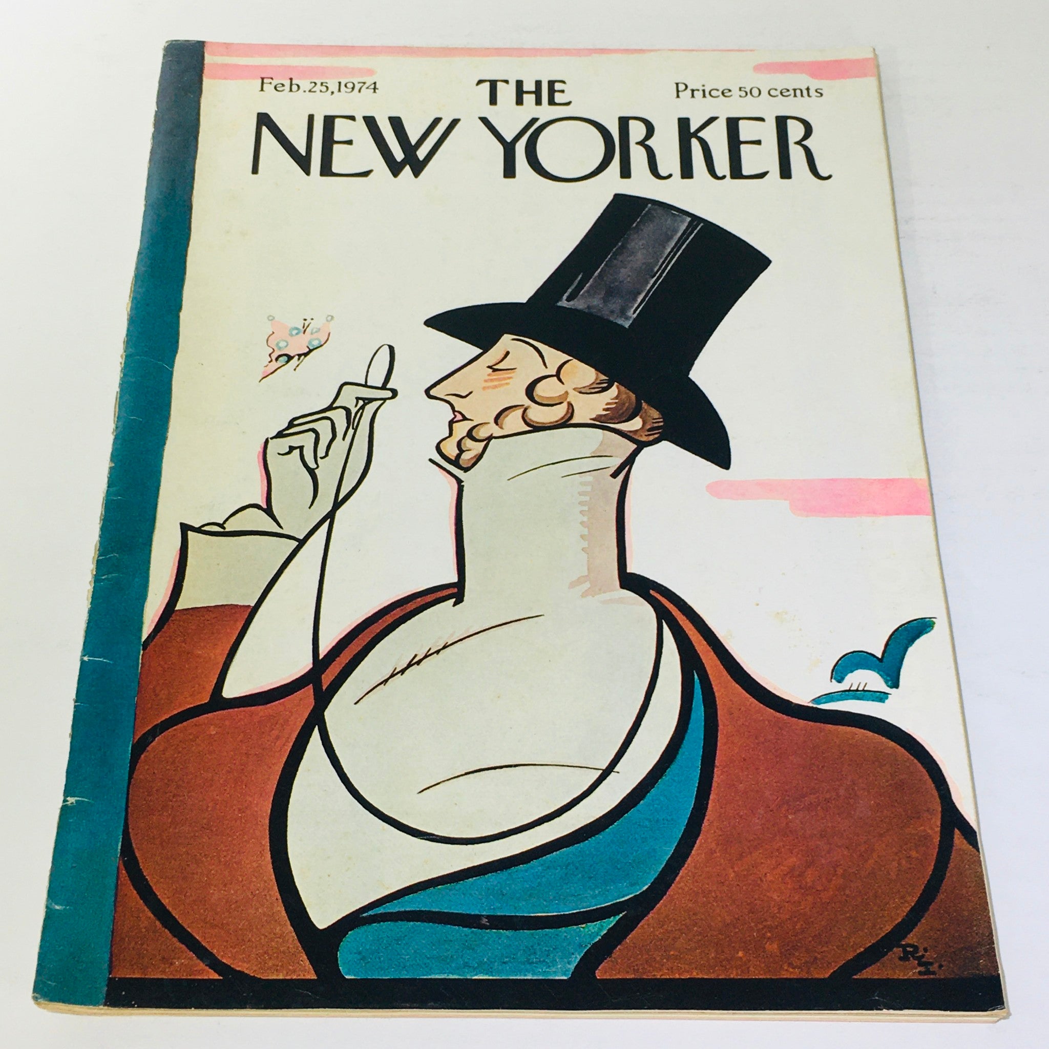 The New Yorker: February 25 1974 Full Magazine/Theme Cover Rea Irving