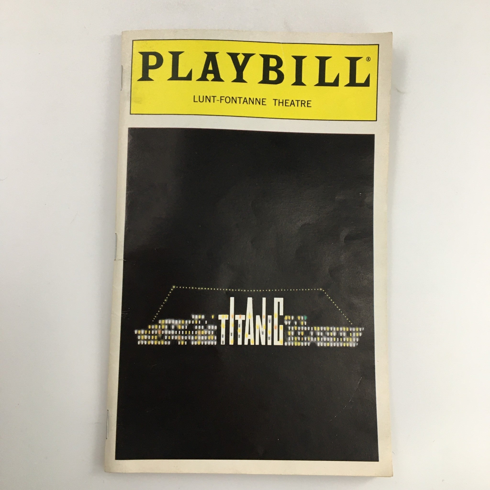 1997 Playbill Lunt-Fontanne Theatre 'Titanic' Adam Alexi-Malle, Becky Ann Baker