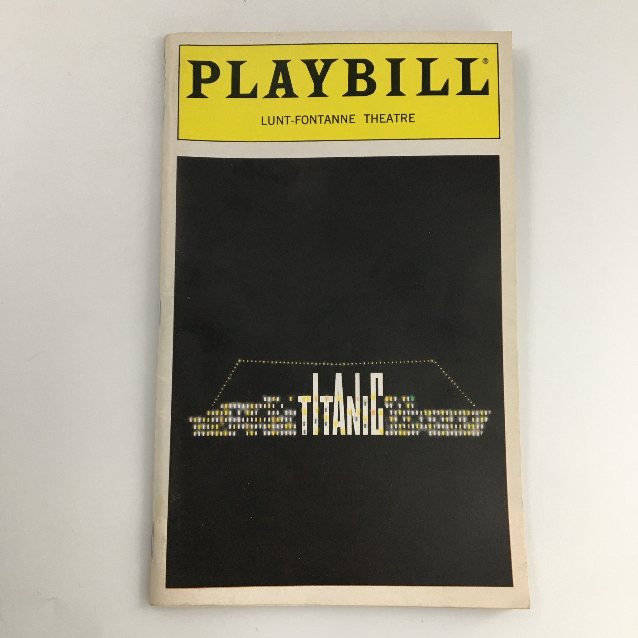 1997 Playbill Lunt-Fontanne Theatre 'Titanic' Melissa Bell, Mathew Bennett