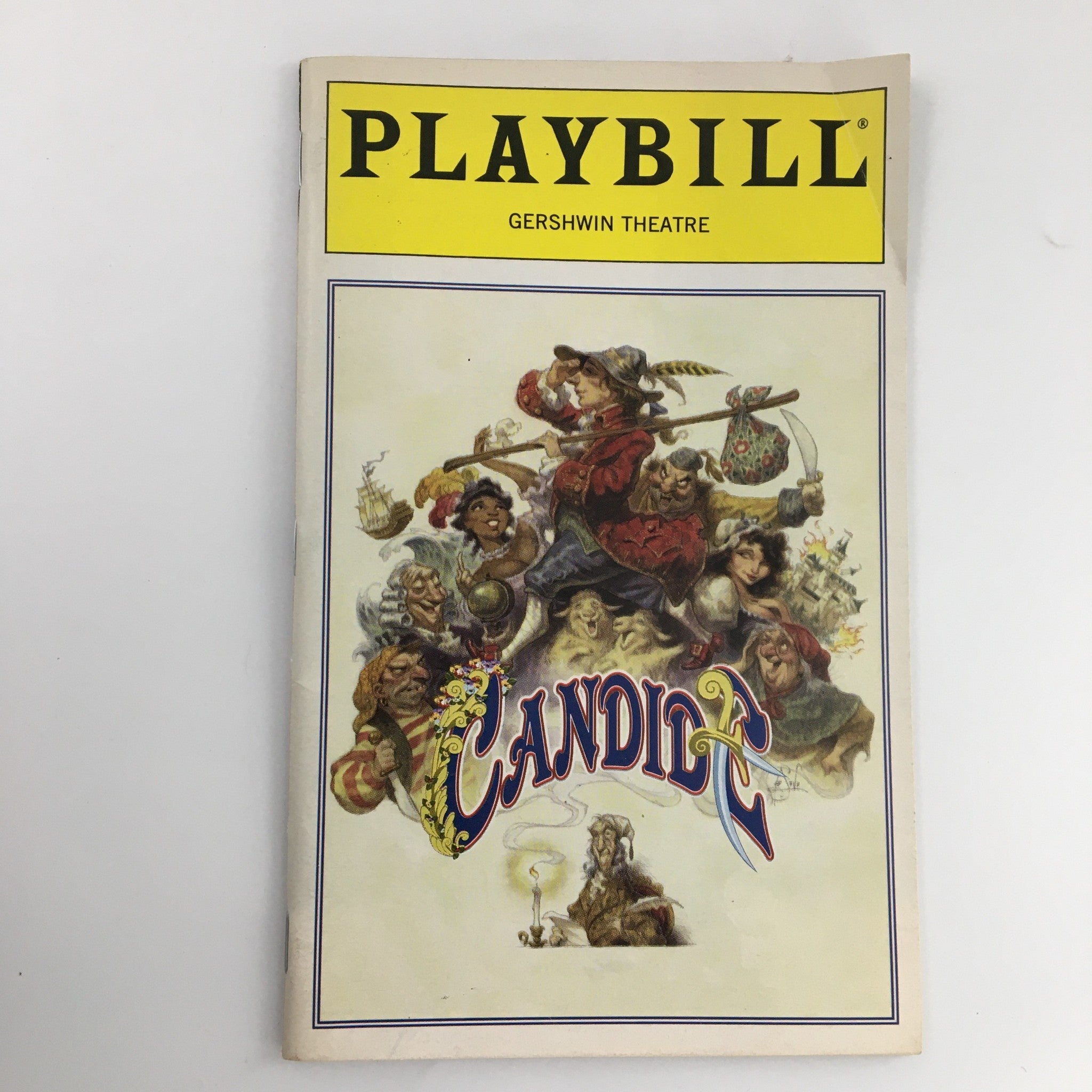 1997 Playbill Gershwin Theatre 'Candide' Jim Dale, Jason Danieley, Stacey Logan